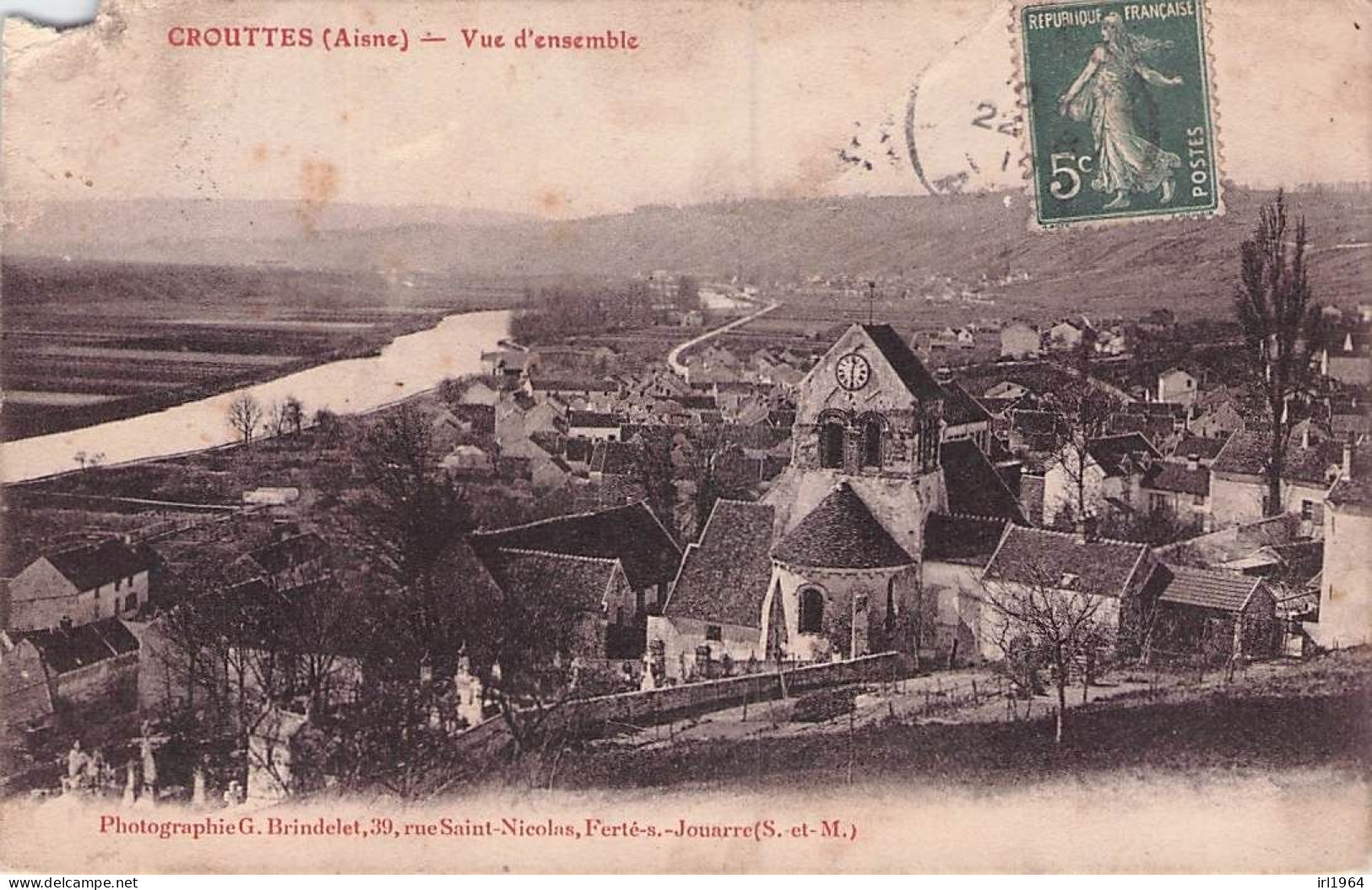 CROUTTES SUR MARNE VUE D'ENSEMBLE - Sonstige & Ohne Zuordnung