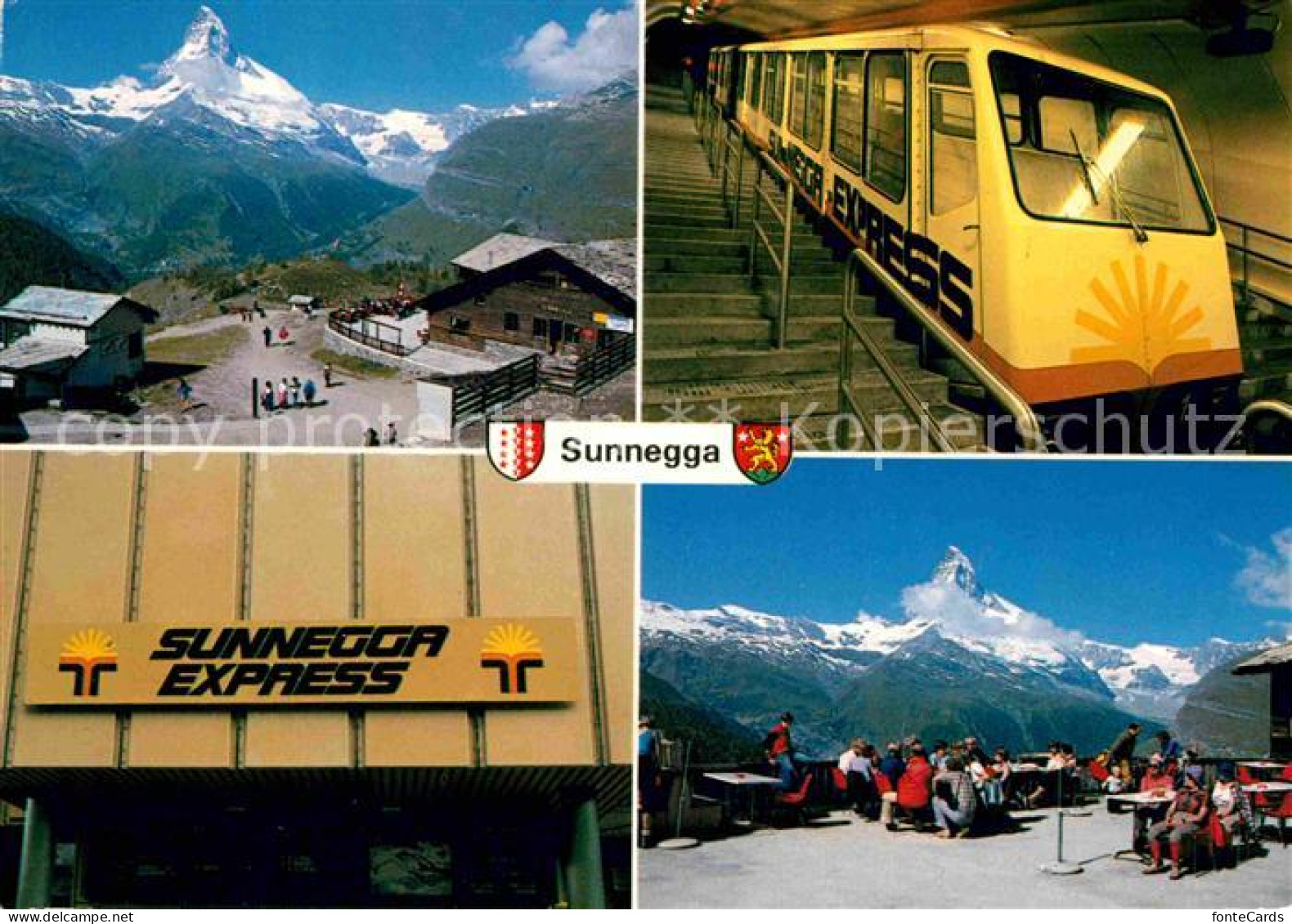 12669000 Zermatt VS Restaurant Sunnegga Bergbahn Zermatt VS - Andere & Zonder Classificatie