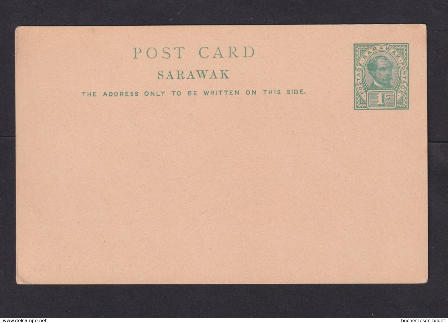 1 C. Ganzsache (P 3) - Ungebraucht - Sarawak (...-1963)