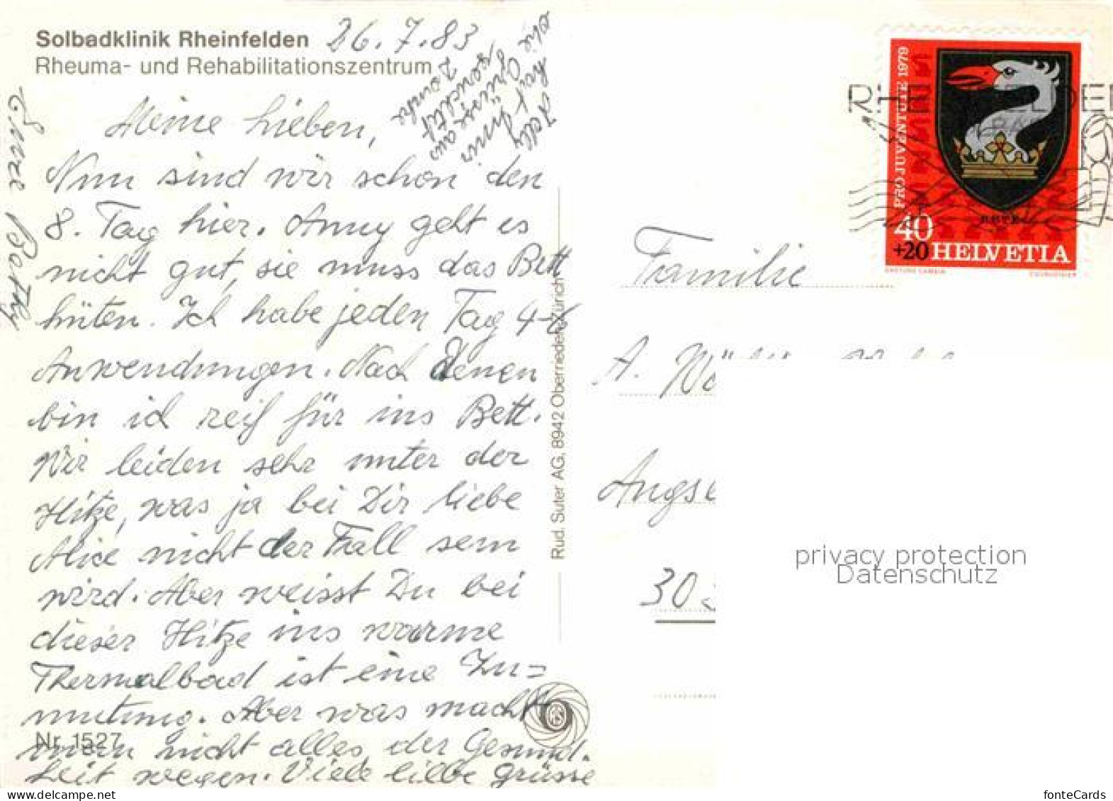 12668970 Rheinfelden AG Solbadklinik Rheinfelden - Andere & Zonder Classificatie