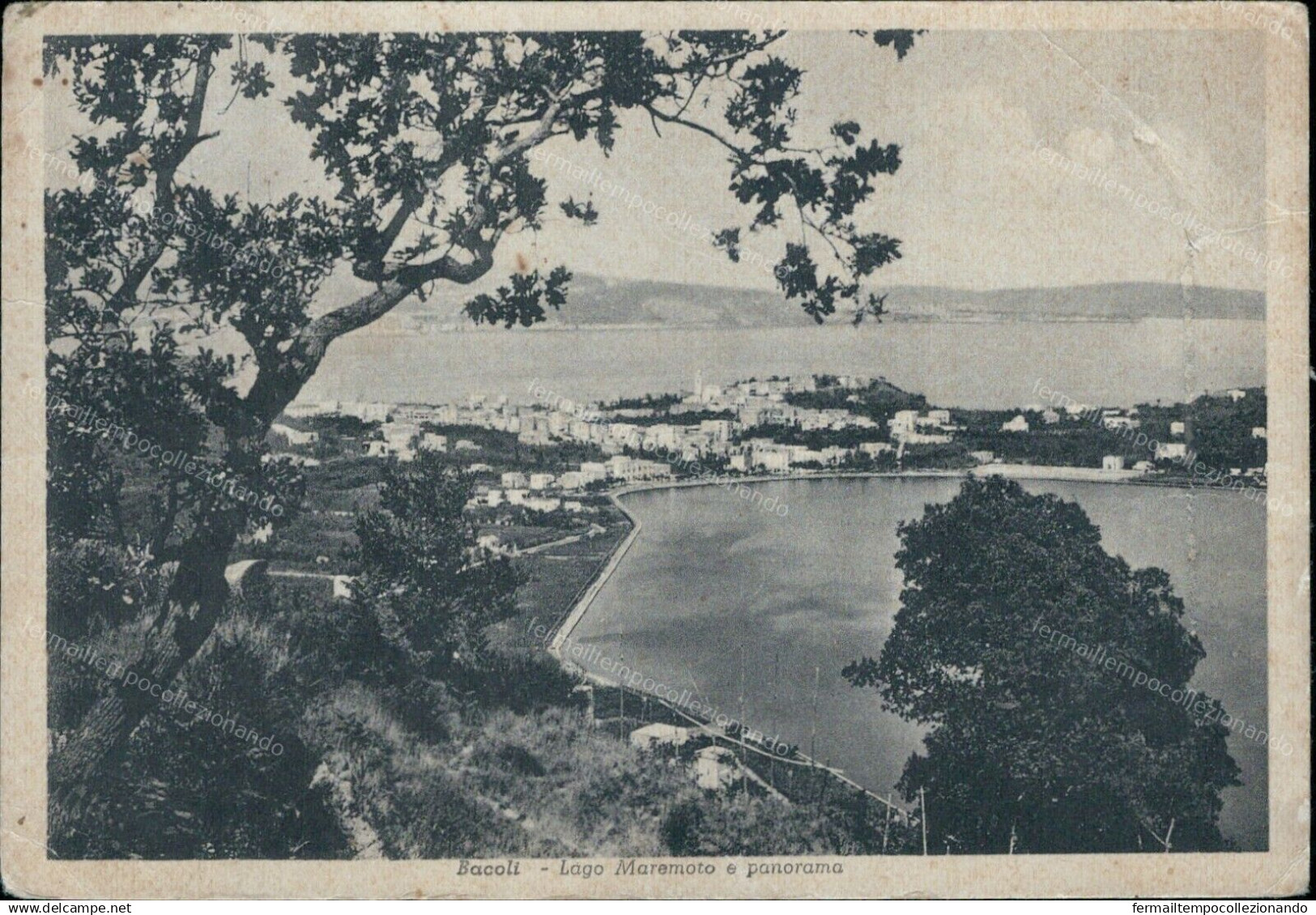 G804 Cartolina Bacoli Lago E Panorama Provincia Di Napoli Campania - Napoli (Napels)