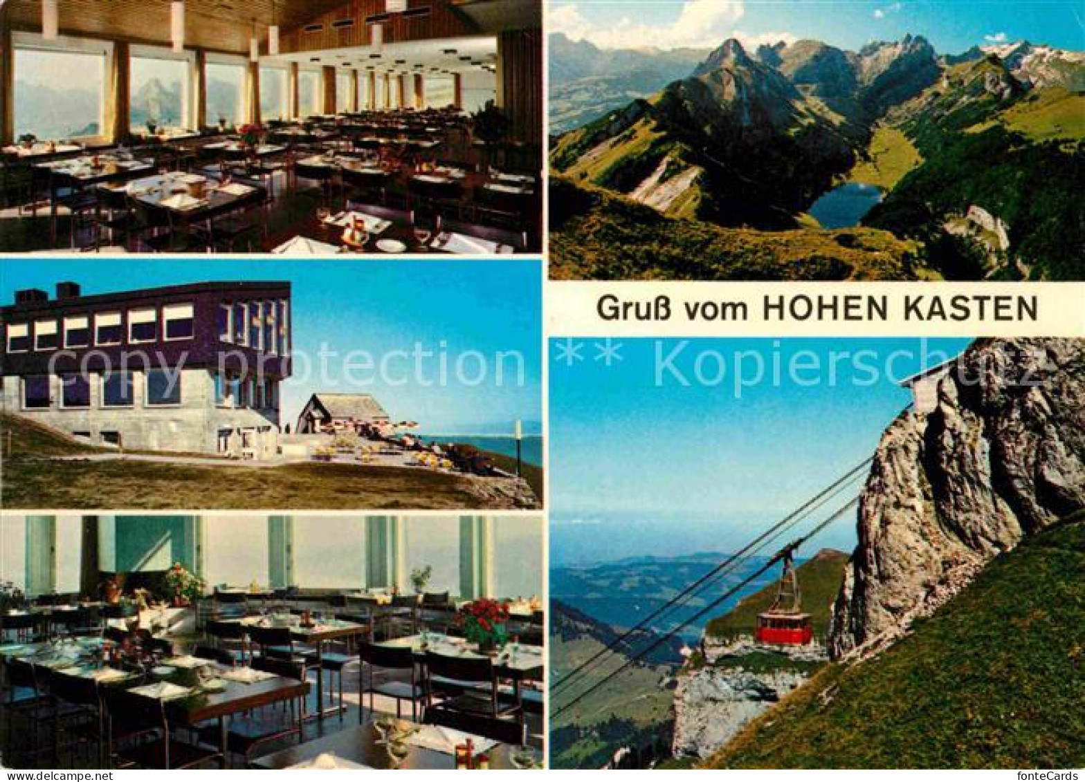 12668598 Hoher Kasten Seilbahn Berghaus Appenzeller Alpen - Autres & Non Classés