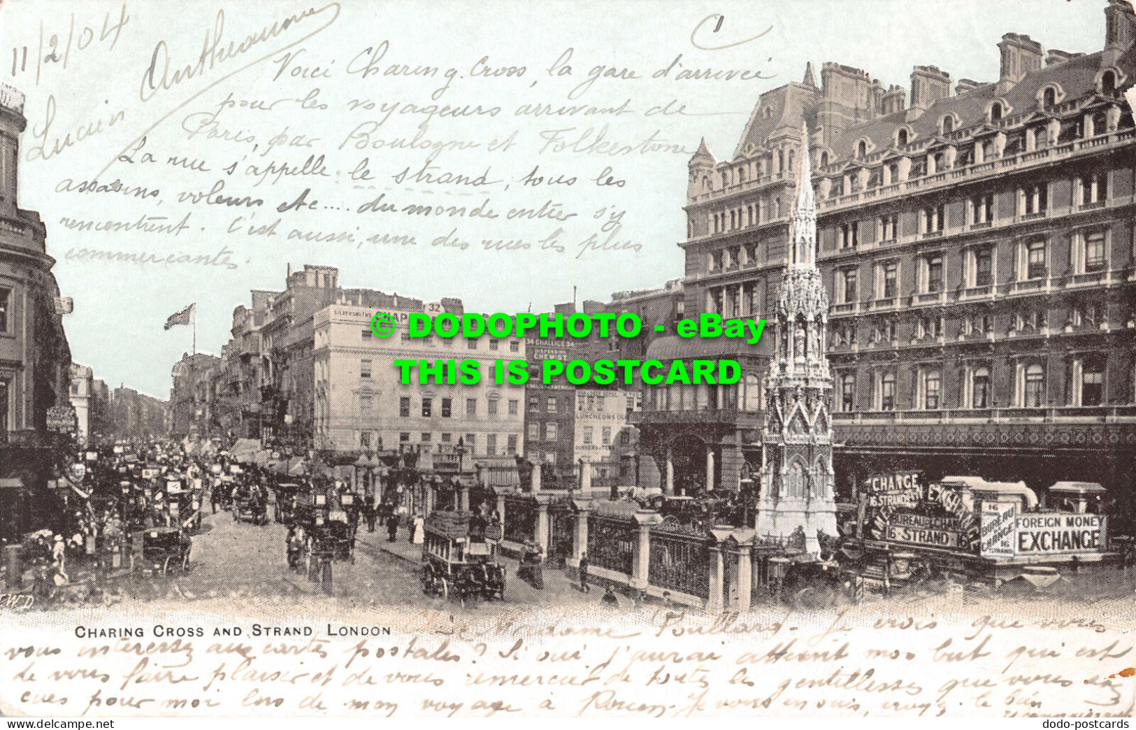 R536550 London. Charing Cross And Strand. Postcard - Autres & Non Classés