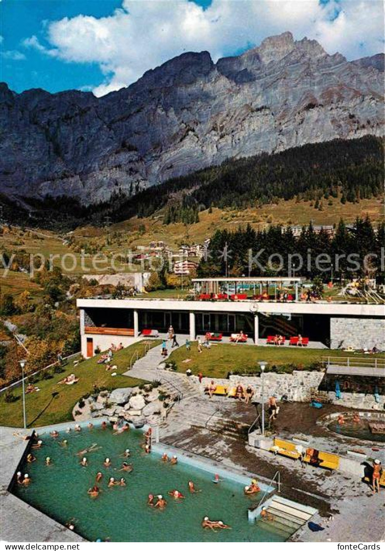 12668172 Leukerbad Thermalbad Mit Gemmipass Und Plattenhoerner Loeche-les-Bains - Andere & Zonder Classificatie