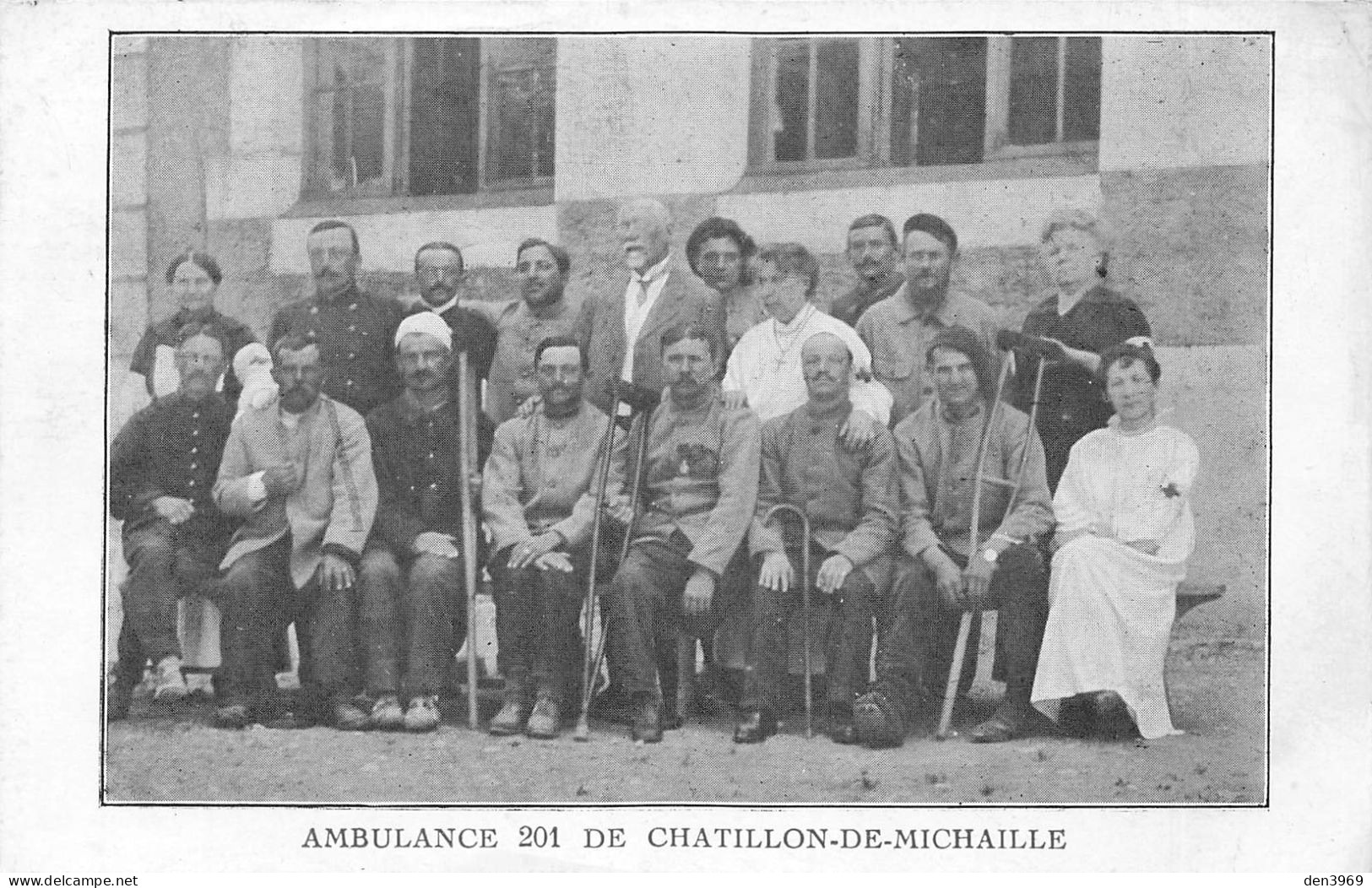 CHATILLON-de-MICHAILLE (Ain) - Ambulance 201 - Blessés Militaires Guerre 1914-18 - Non Classés