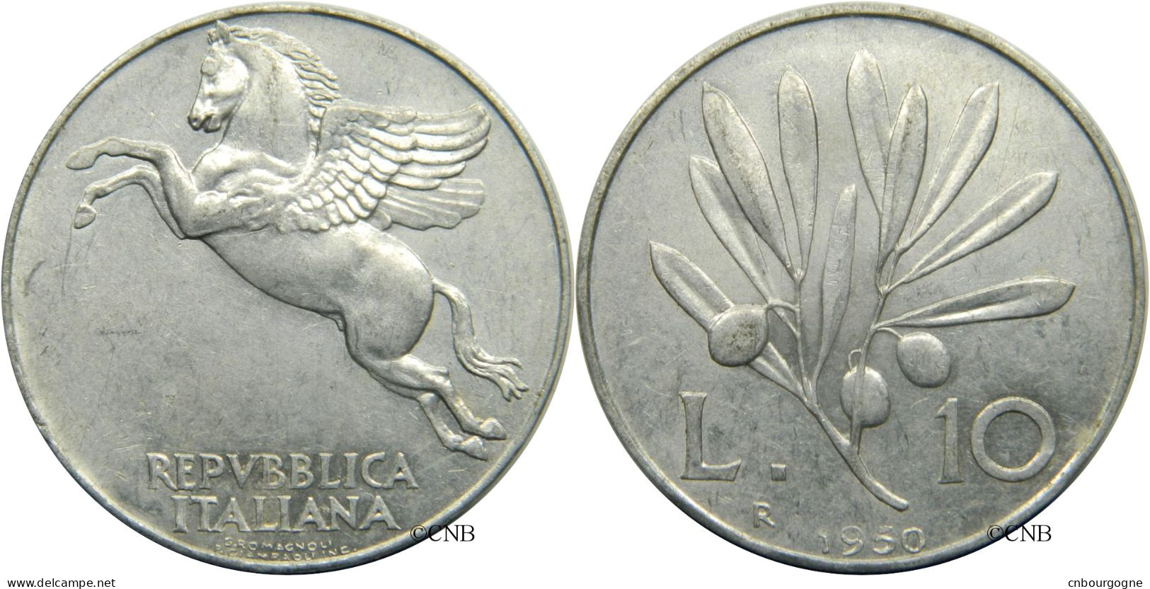 Italie - République - 10 Lire 1950 R - TTB+/AU50 - E0264 - 10 Lire