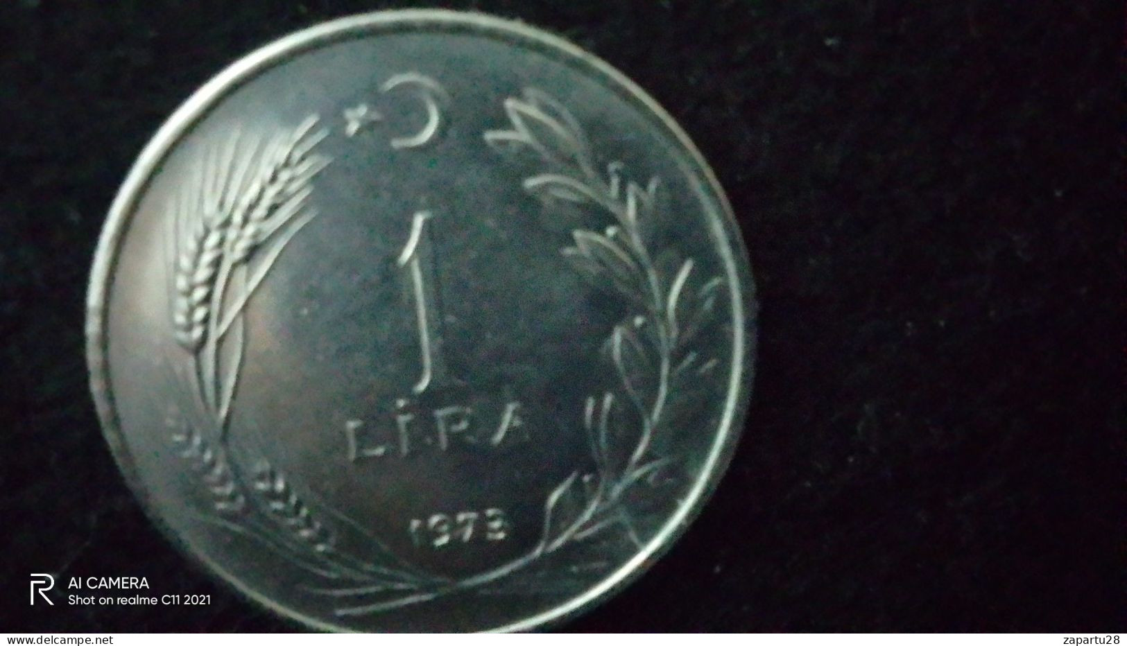 TÜRKİYE - 1972-   1  LİRA     - XF-   YÜKSEK KATALOG DEĞERİ - Türkei