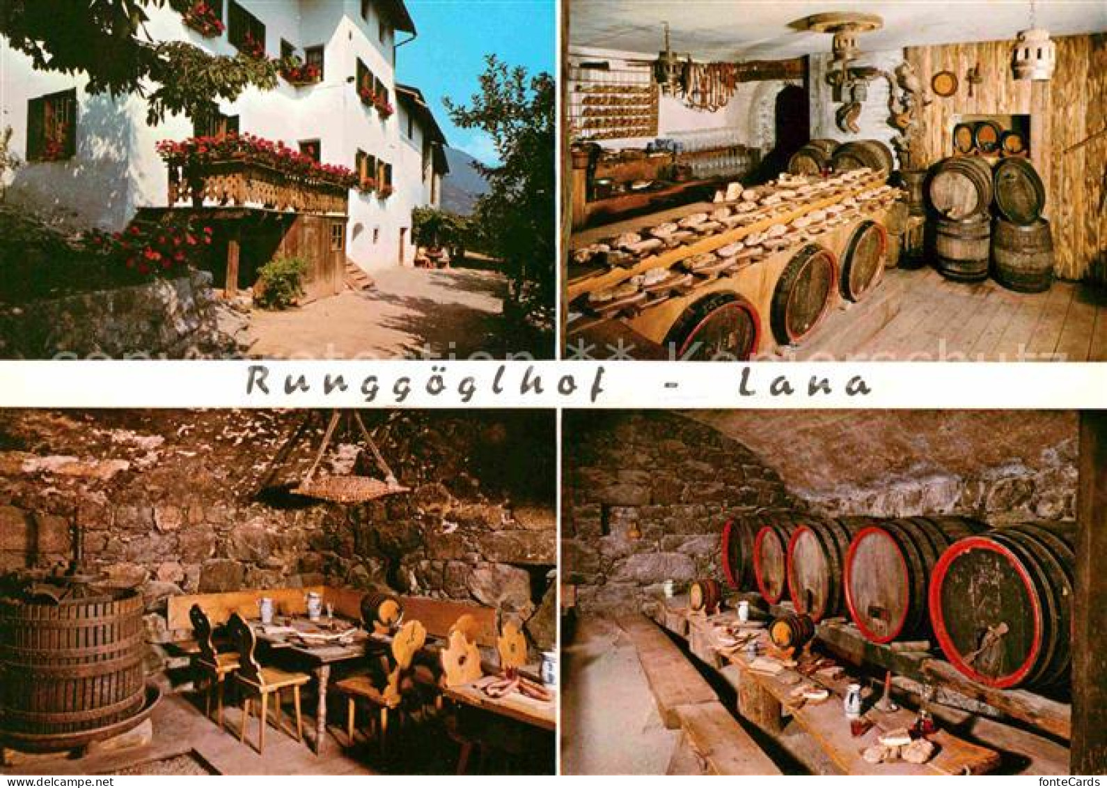 12666610 Lana Valais Buschenschank Weinkeller Runggoeglhof  - Andere & Zonder Classificatie