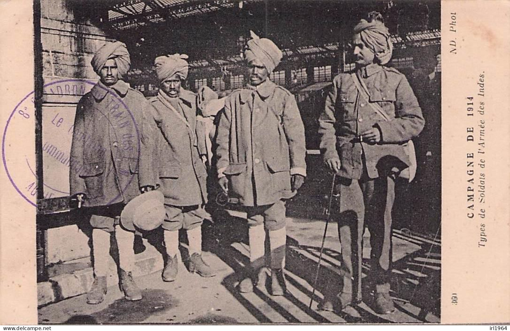 CAMPAGNE DE 1914 Types De Soldats De L'armée Des INDES 1915 - Personaggi