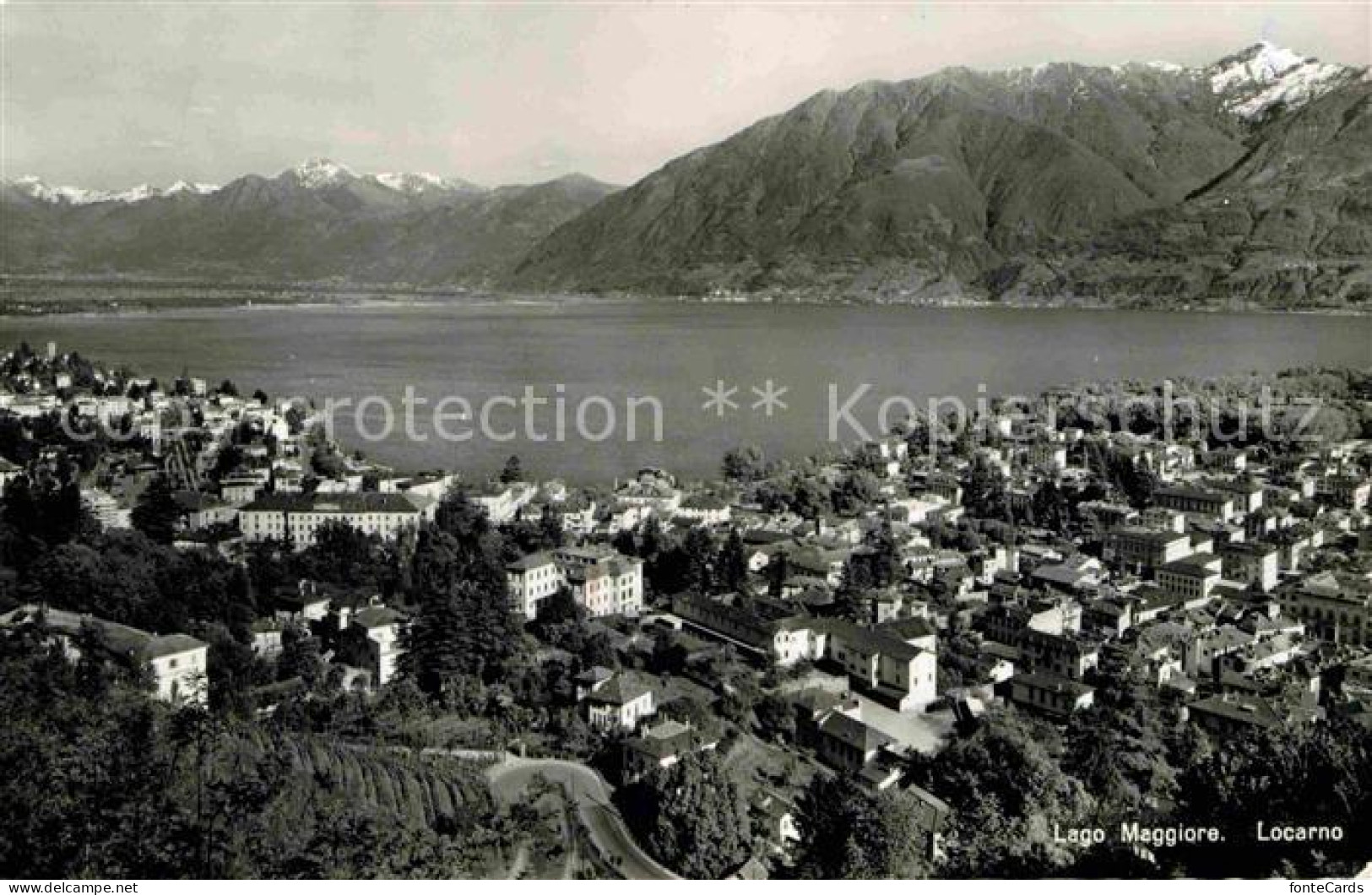 12666184 Locarno TI Panorama Lago Maggiore Alpen Locarno - Andere & Zonder Classificatie