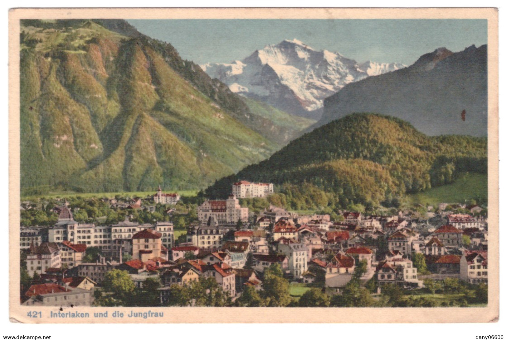 SUISSE - INTERLAKEN UND DIE JUNGFRAU  - Autres & Non Classés