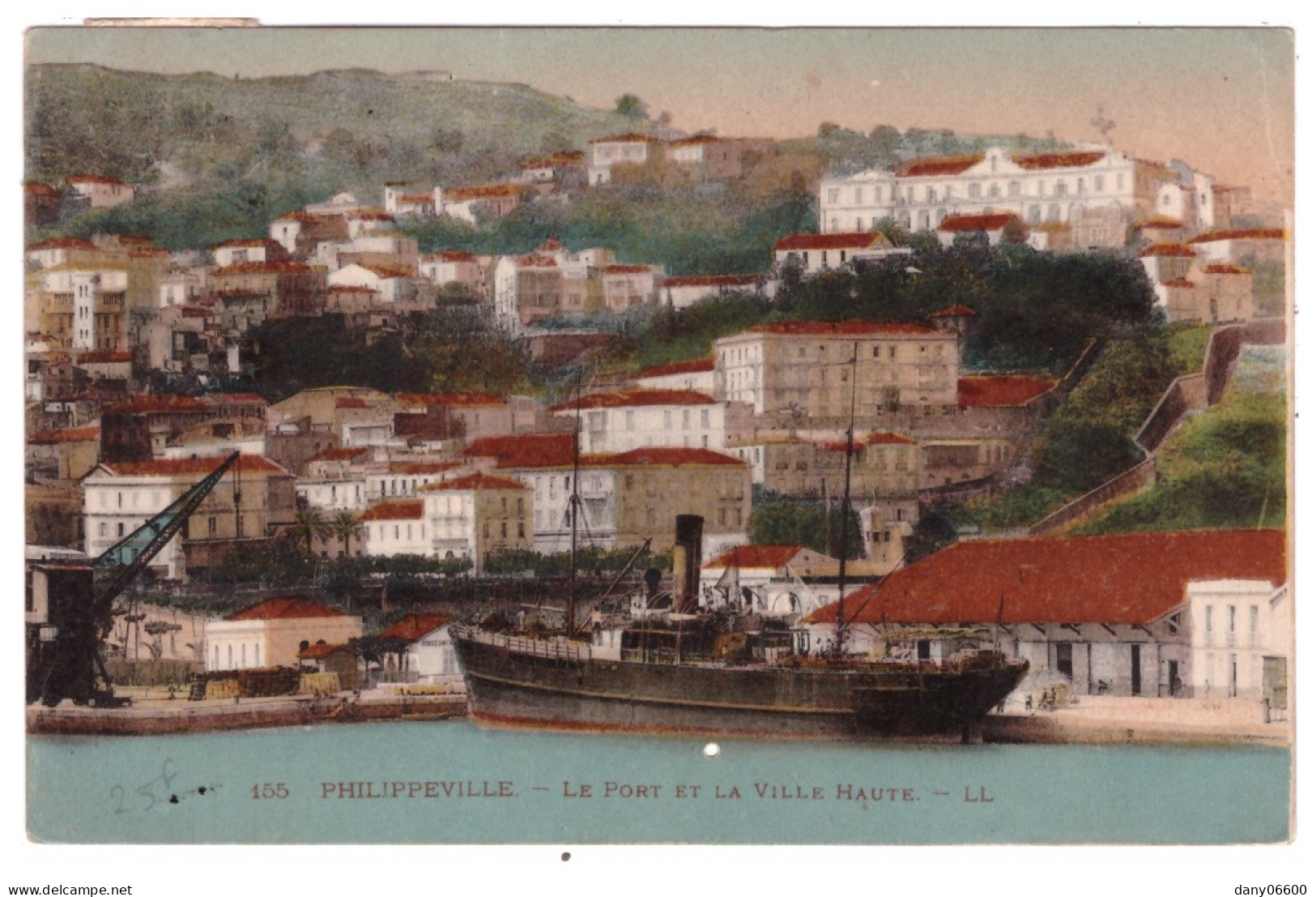 ALGERIE - PHILIPPEVILLE - Le Port Et La Ville Haute  - Other & Unclassified