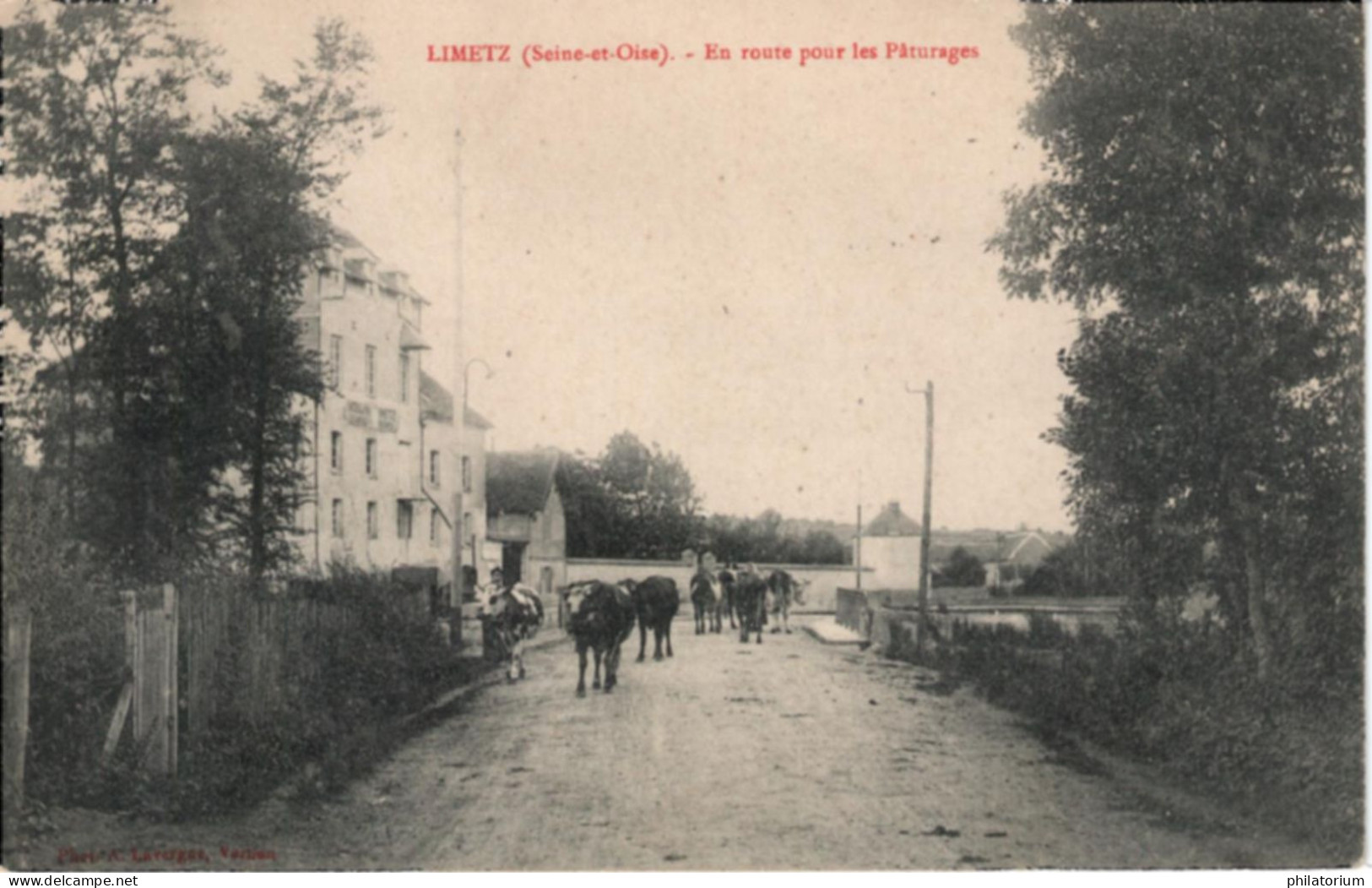 78  LIMETZ  En Route Pour Les Pâturages,  Moulin Metz à Gauche, - Other & Unclassified