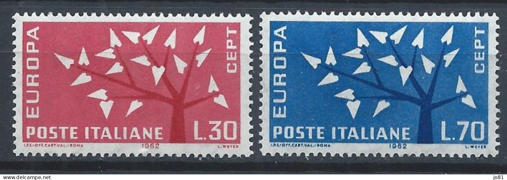 Italie YT 873-874 Neuf Sans Charnière XX MNH Europa 1962 - 1961-70:  Nuovi