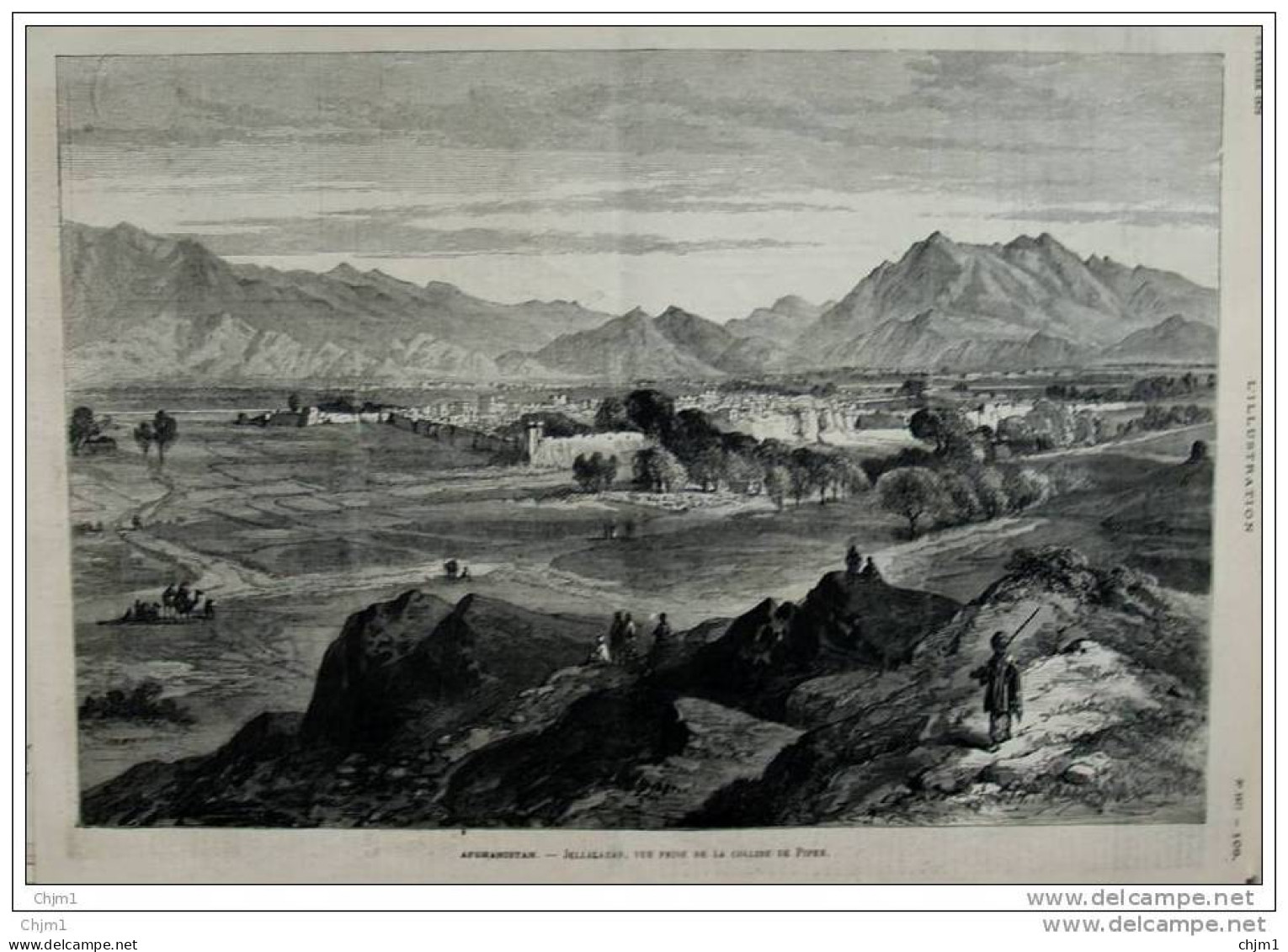 Afghanistan - Jellalabad - Page Original 1879 - Documents Historiques