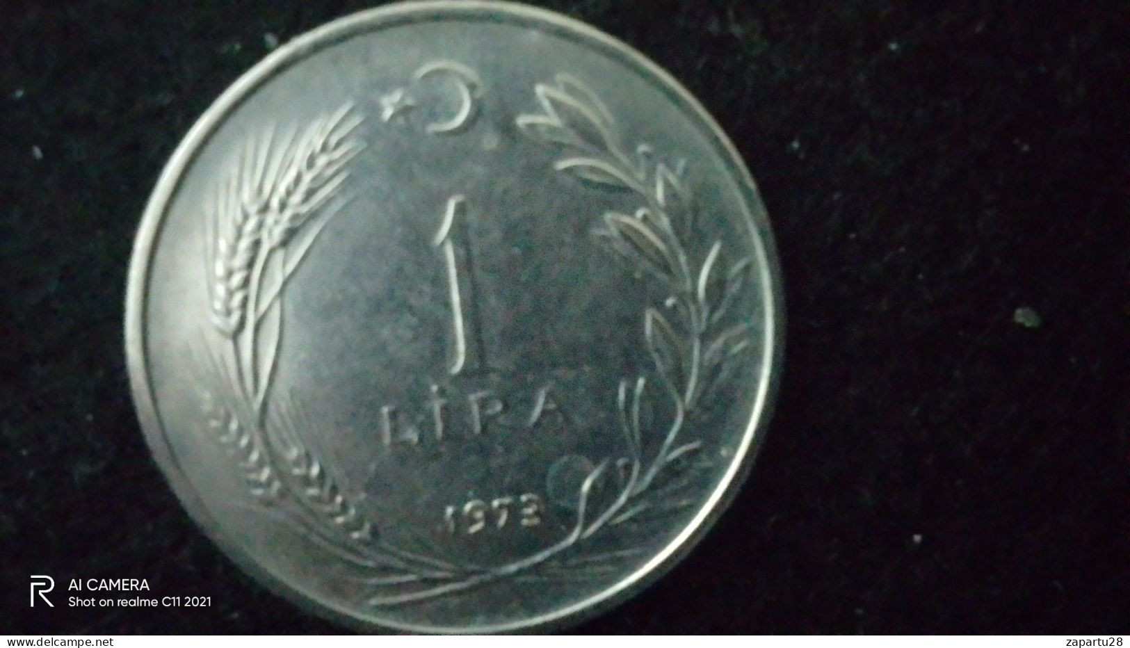 TÜRKİYE - 1973-   1  LİRA     - XF-   YÜKSEK KATALOG DEĞERİ - Turkije