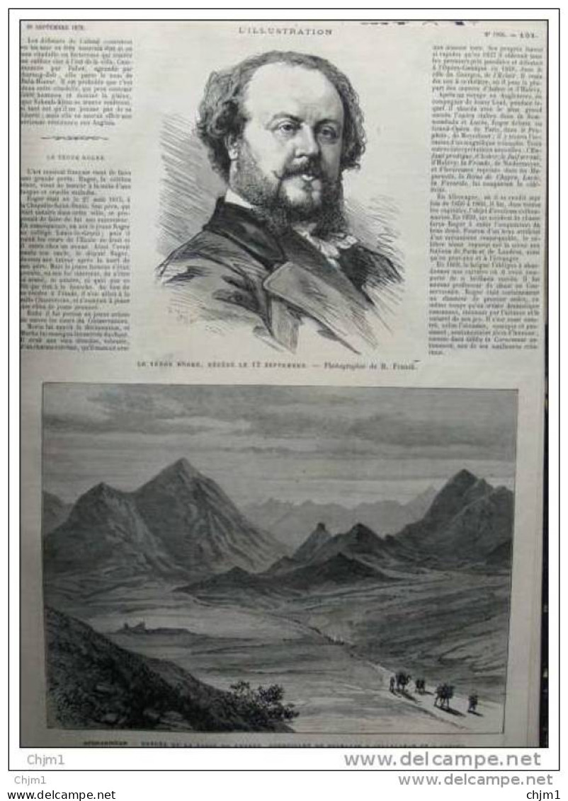 Le Ténor Roger - Décédé Le 12 Septembre - Page Original - 1879 - Historische Dokumente