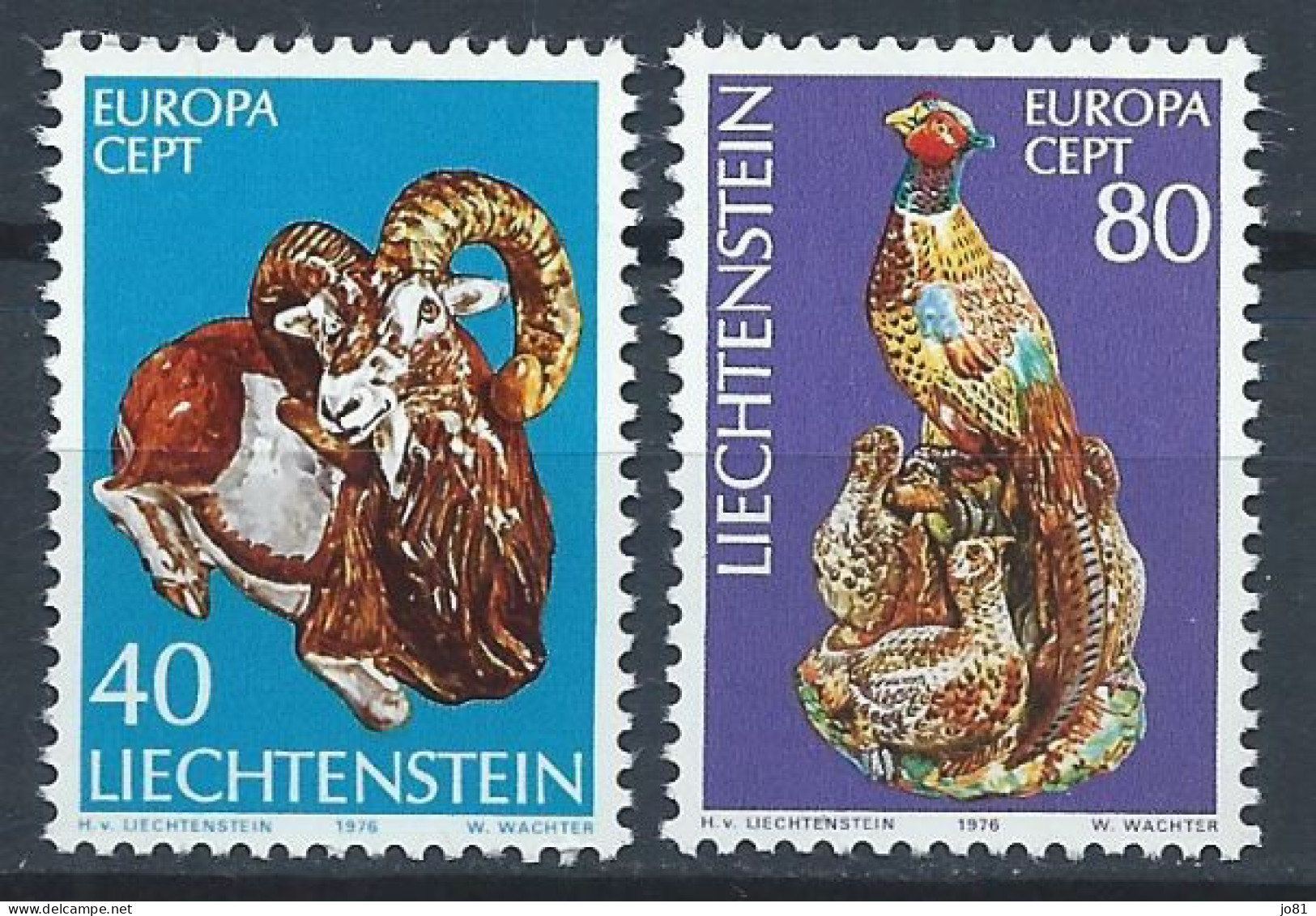 Liechtenstein YT 585-586 Neuf Sans Charnière XX MNH Europa 1976 - Unused Stamps