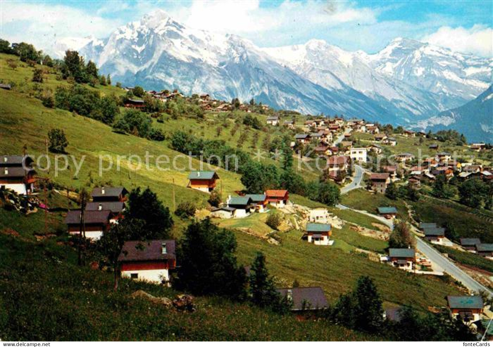 12662994 Sornard Vue Sur Le Haut De Cry Et Le Glacier Des Diablerets Sornard - Andere & Zonder Classificatie