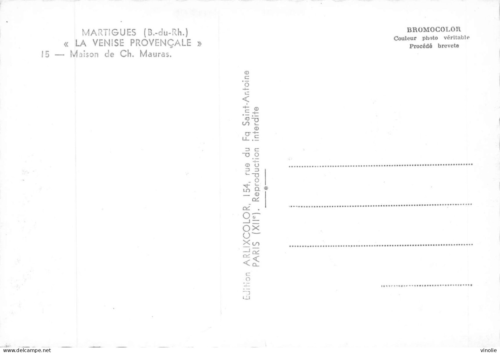 MO-24-449 : MARTIGUES. MAISON DE CHARLES MAURAS - Martigues