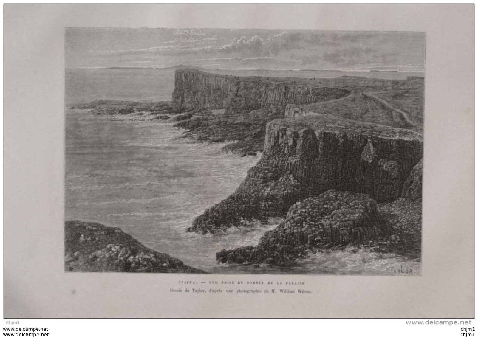 Staffa -  Page Original 1879 - Historische Dokumente