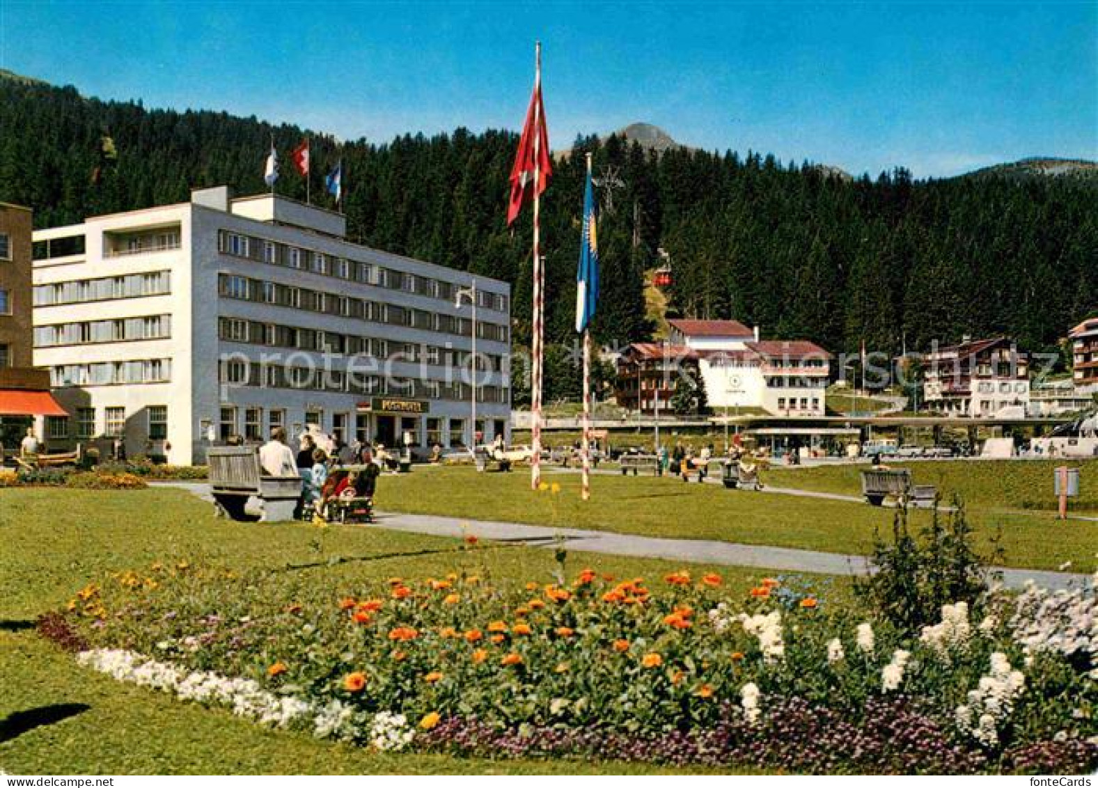 12662660 Arosa GR Posthotel Und Talstation Arosa - Autres & Non Classés