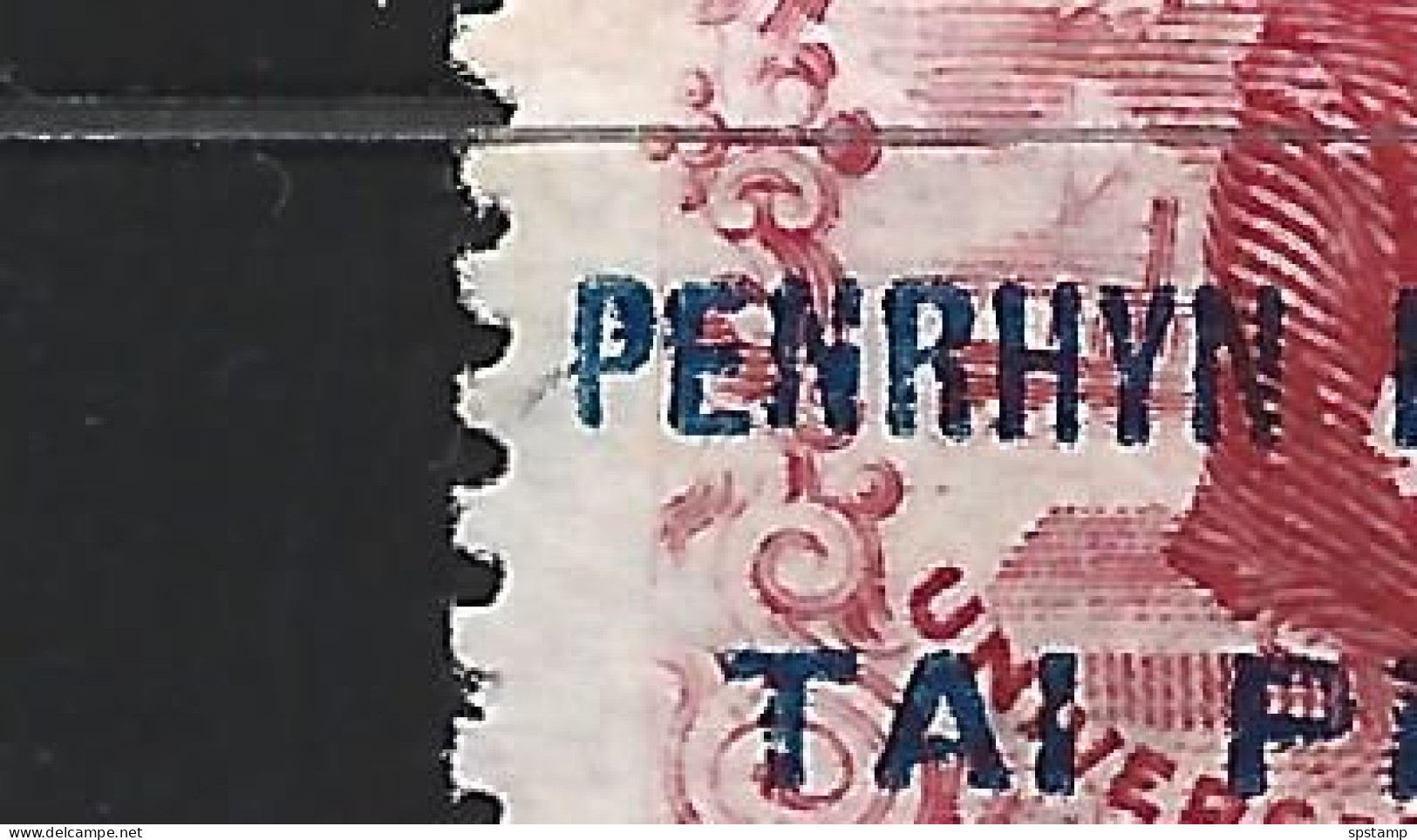 Penrhyn Island 1902 Overprints On NZ 1d MNH / MLH Marginal Block Of 8 , 2 Units With Broken N Variety - Penrhyn