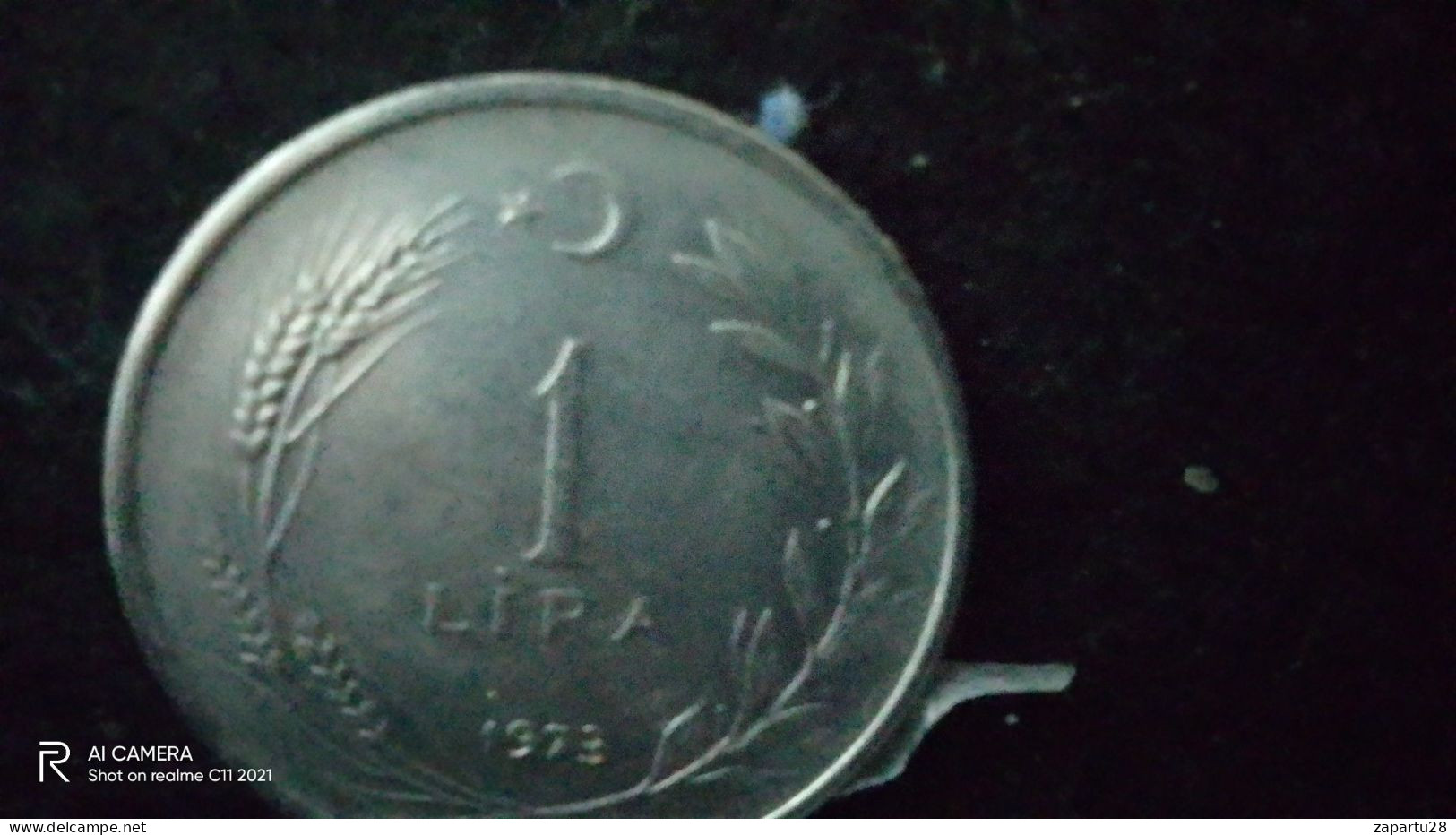 TÜRKİYE - 1973-   1  LİRA     - XF-   YÜKSEK KATALOG DEĞERİ - Turquia