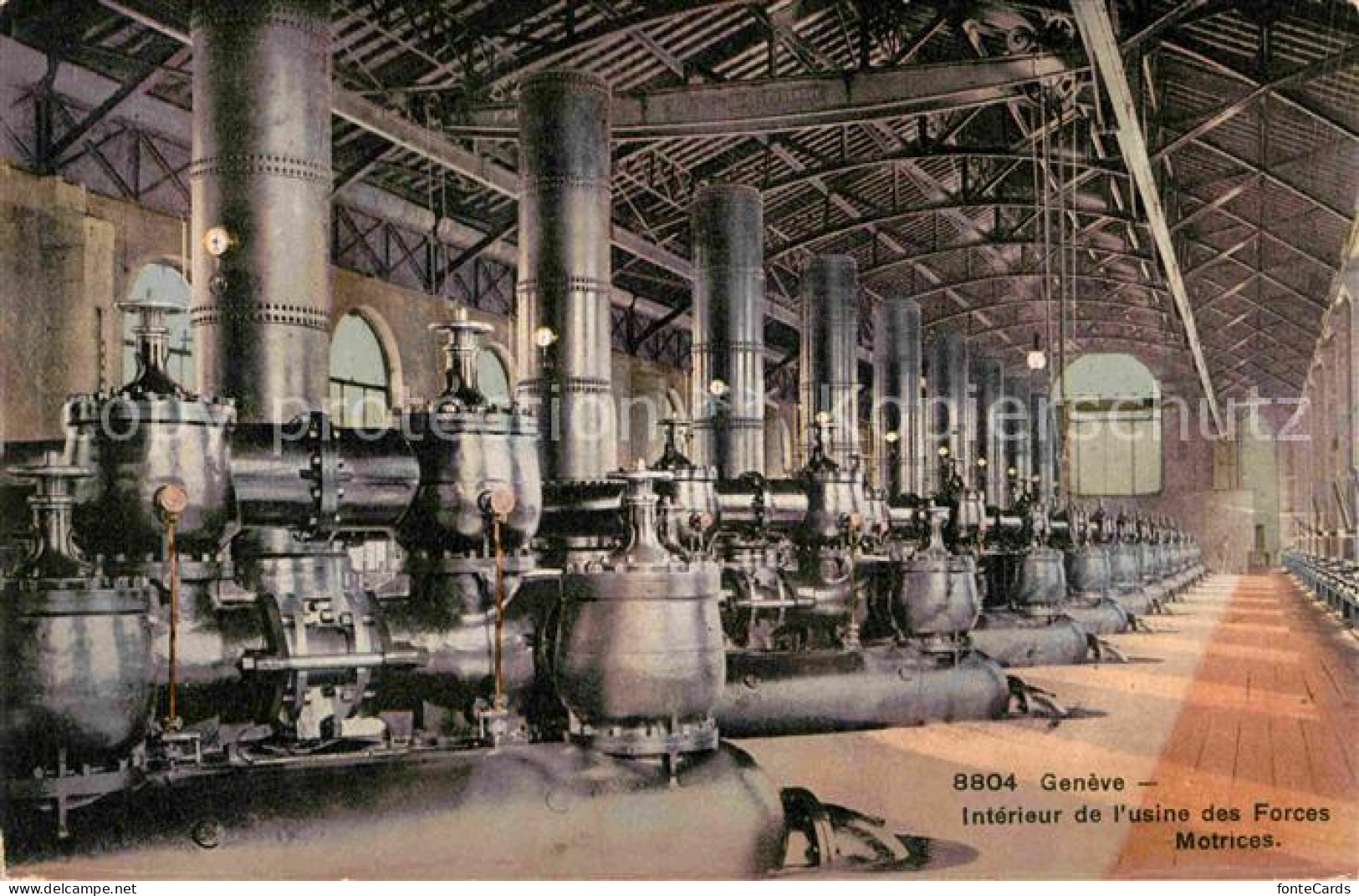 12661531 Geneve GE Interieur De L Usine Des Forces Motrices Geneve - Andere & Zonder Classificatie