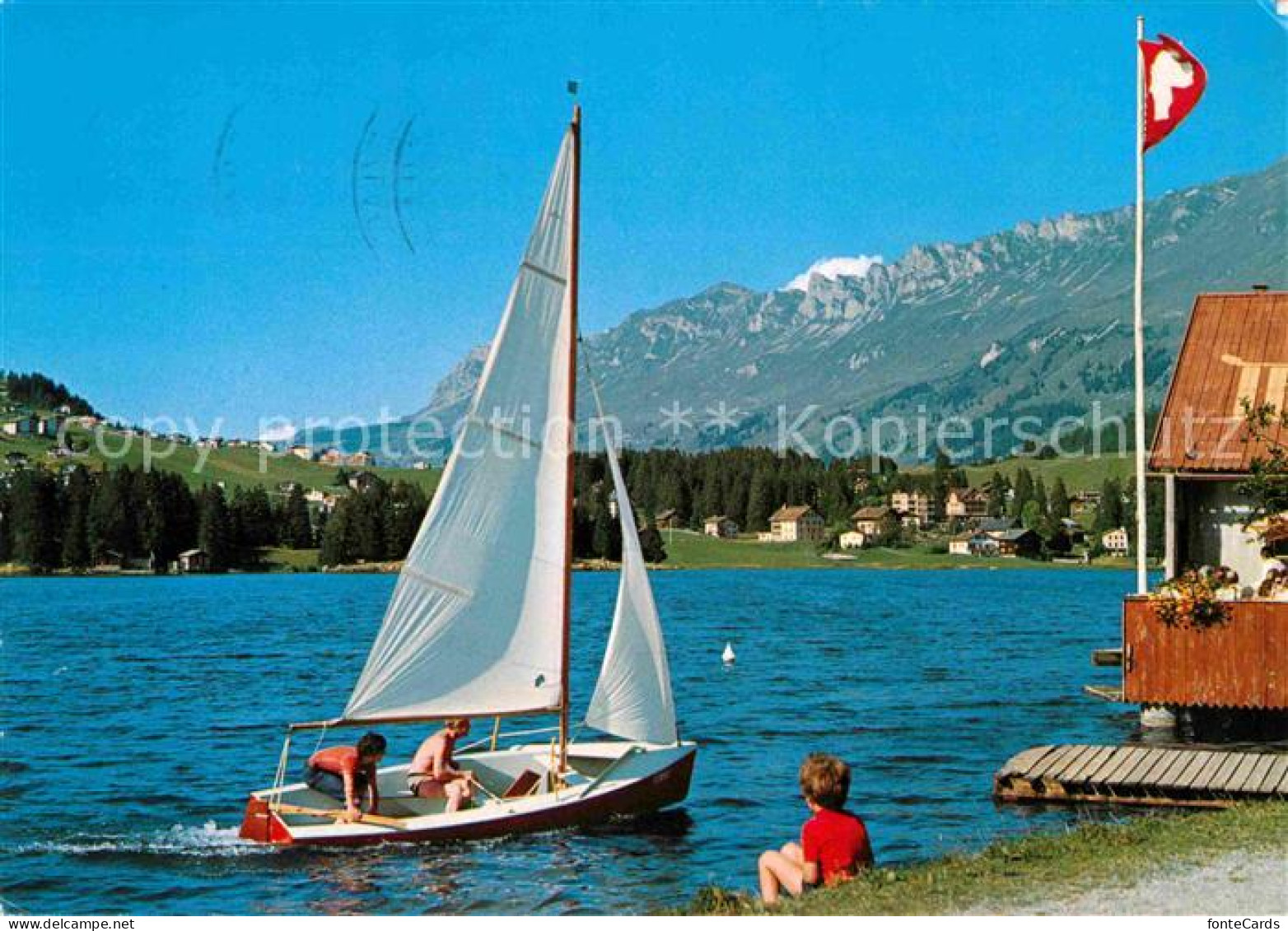 12661330 Valbella Lenzerheide Heidsee Mit Valbella Valbella Lenzerheide - Autres & Non Classés