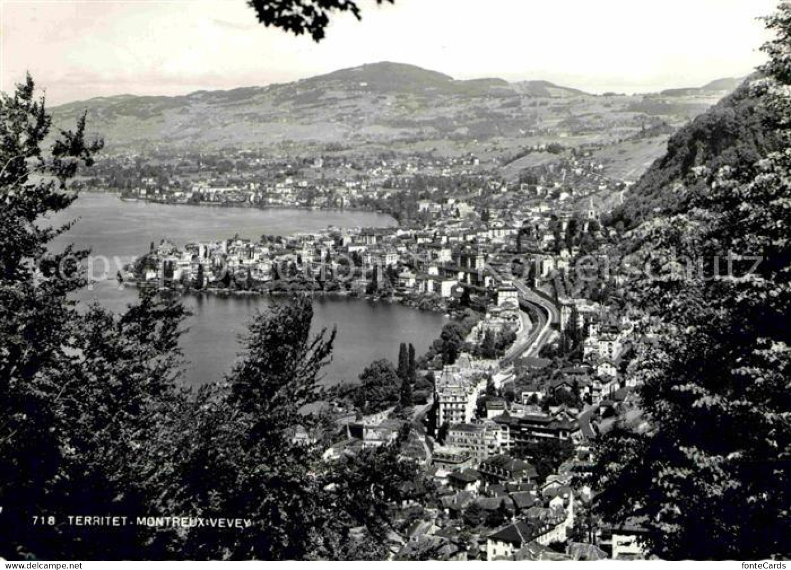 12661298 Territet Montreux Mit Vevey Territet Montreux - Andere & Zonder Classificatie