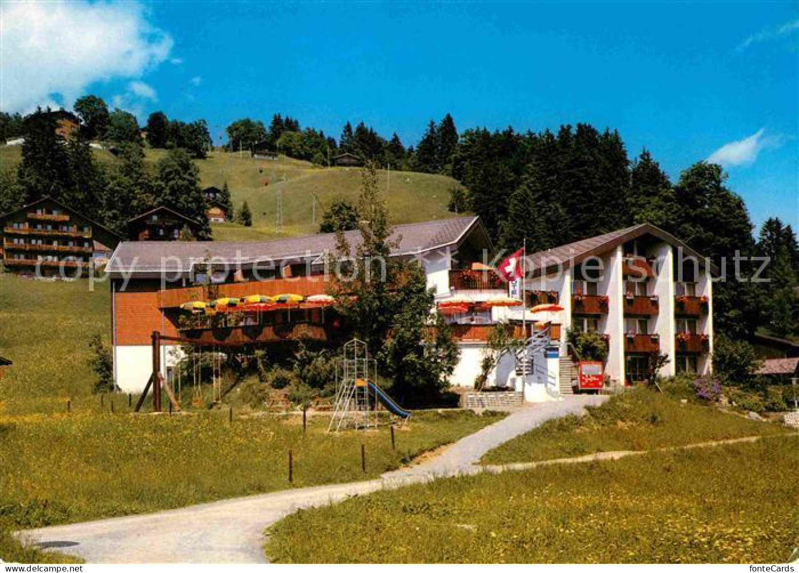 12660041 Braunwald GL Hotel Cristal Cafe Restaurant Braunwald - Andere & Zonder Classificatie