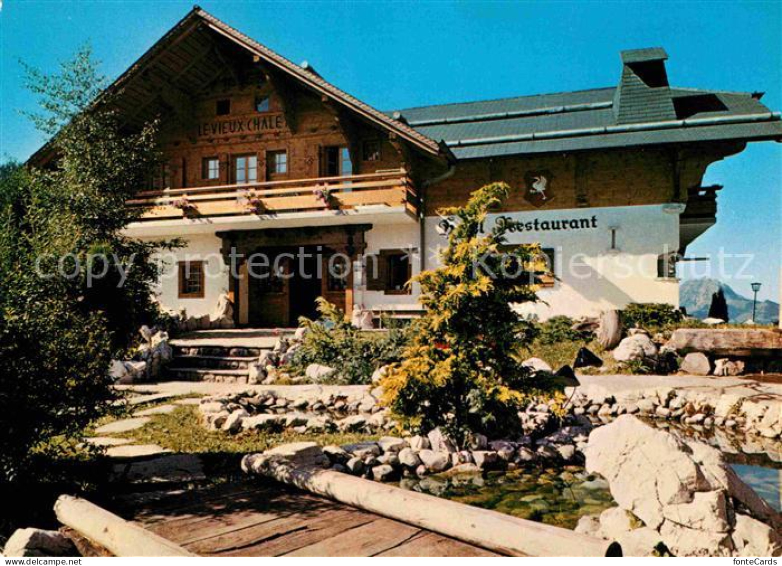 12660031 Gruyeres FR Hotel Restaurant Le Vieux Chalet Gruyeres - Other & Unclassified