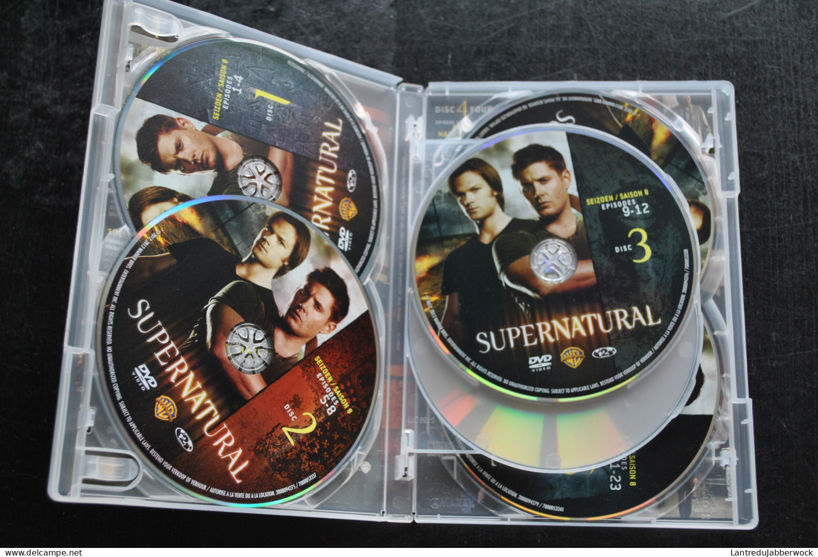 Intégrale DVD Supernatural Saison 8 COMPLET - Sciences-Fictions Et Fantaisie