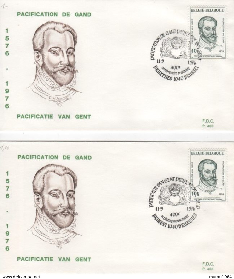 COB - FDC N° 488 - Timbre N° 1824 - 1971-1980