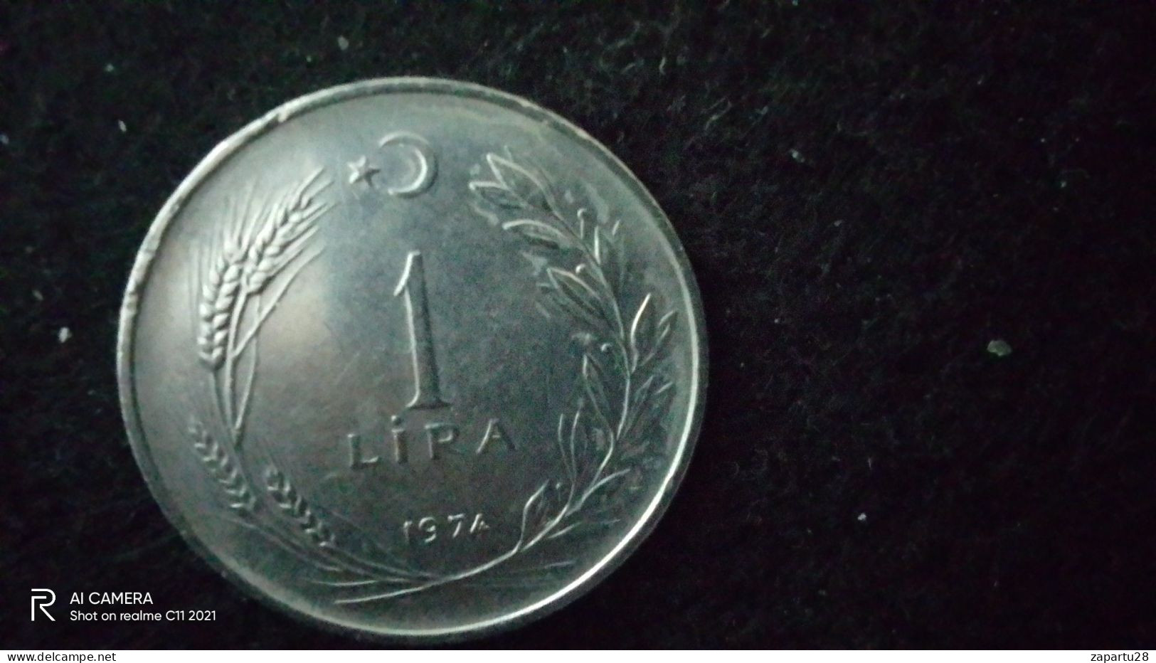 TÜRKİYE - 1974-   1  LİRA     - XF-   YÜKSEK KATALOG DEĞERİ - Turquia