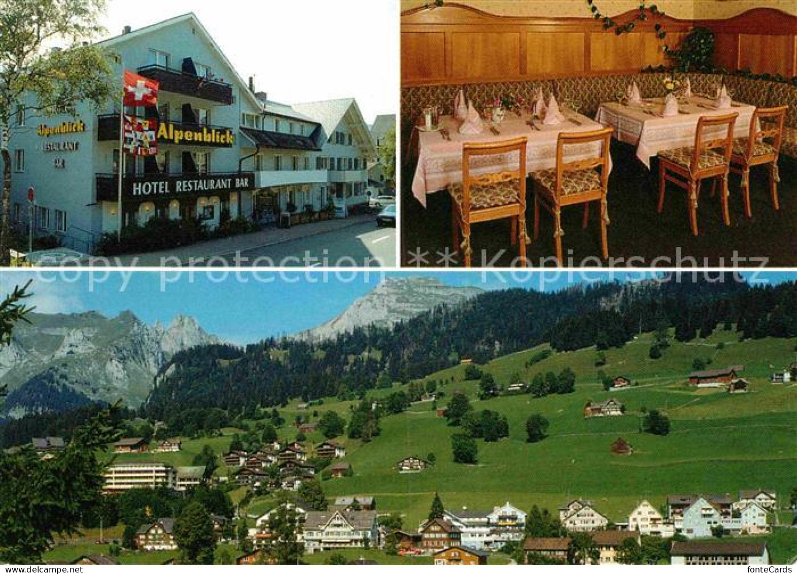 12659932 Wildhaus SG Fliegeraufnahme Hotel Restaurant Alpenblick Wildhaus - Andere & Zonder Classificatie