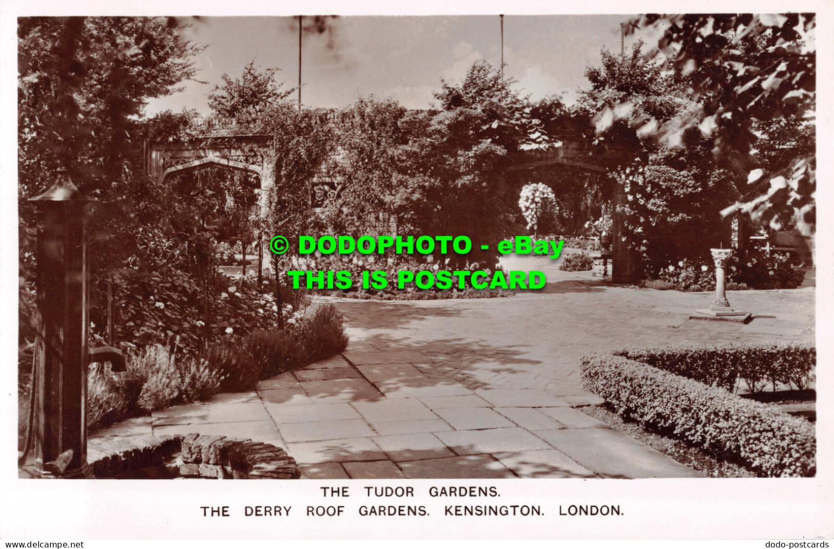 R536361 London. Kensington. The Tudor Gardens. The Derry Roof Gardens. Derry And - Andere & Zonder Classificatie