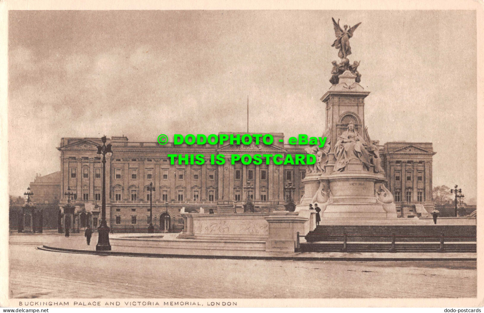 R536367 London. Buckingham Palace And Victoria Memorial. Samuels. Arcadian Serie - Other & Unclassified