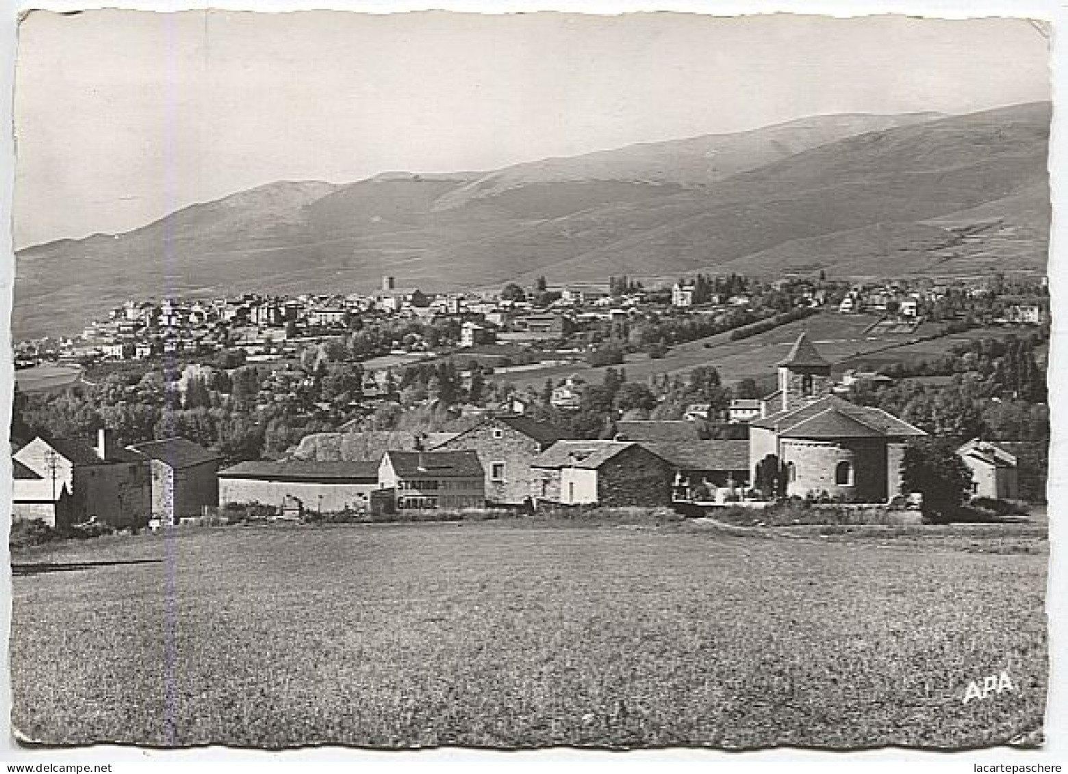 X123319 PYRENEES ORIENTALES CERDAGNE BOURG MADAME L' EGLISE ET LE VILLAGE DE HIX ET VUE GENERALE DE PUIGCERDA - Otros & Sin Clasificación