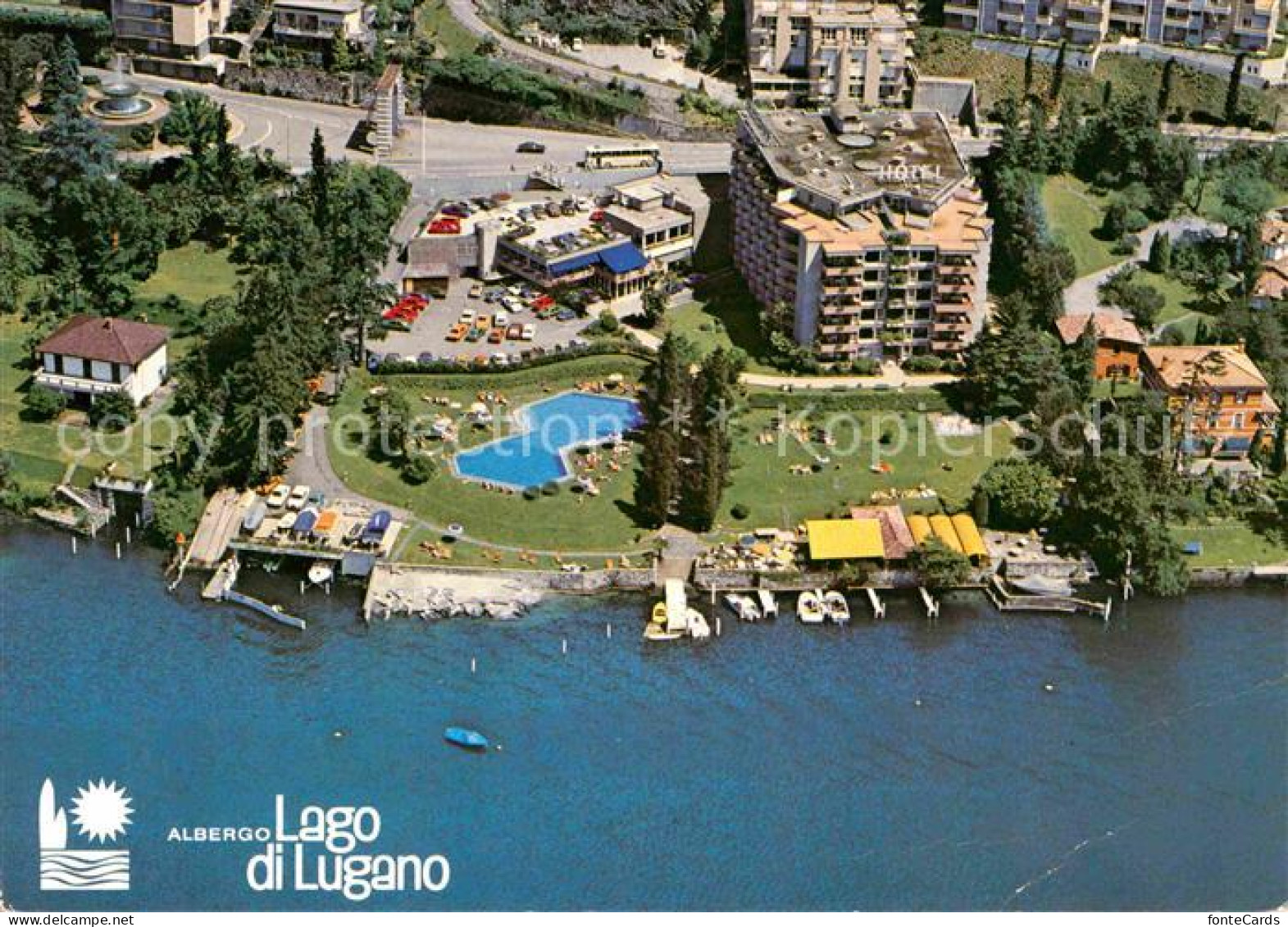 12658134 Bissone Lago Di Lugano Fliegeraufnahme Bissone - Andere & Zonder Classificatie