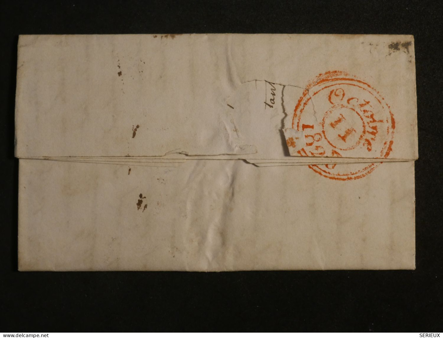 DN14 FRANCE  LETTRE RARE  1823   CHARTRES A PARIS +BELLE FRAPPE  + +AFF. INTERESSANT++ - 1801-1848: Précurseurs XIX