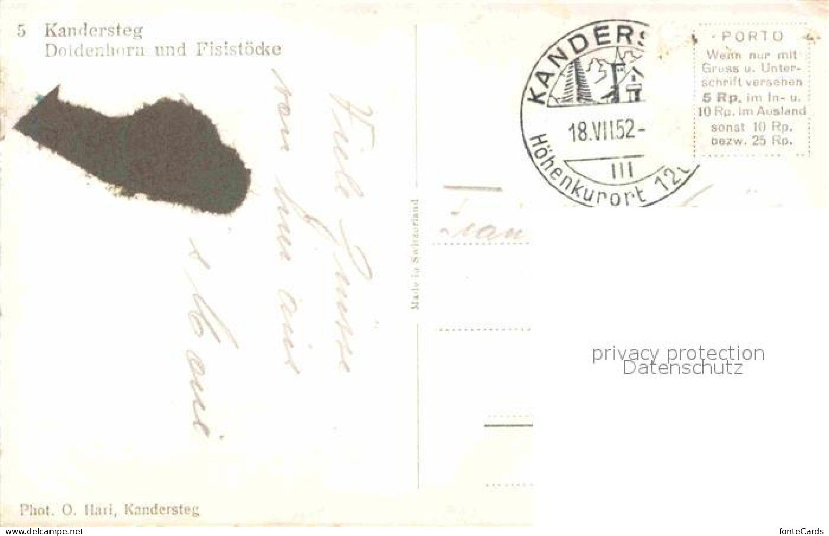 12657011 Kandersteg BE Doldenhorn Fisistoecke  Kandersteg - Other & Unclassified
