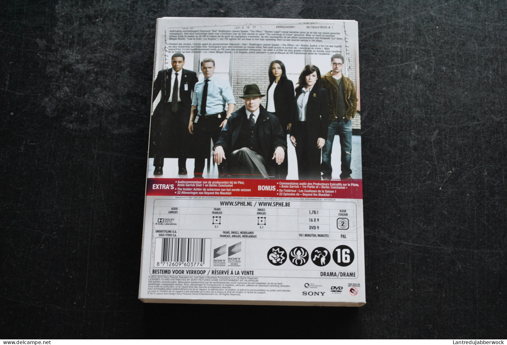 Intégrale DVD The Blacklist Saison 1 Complet - Actie, Avontuur