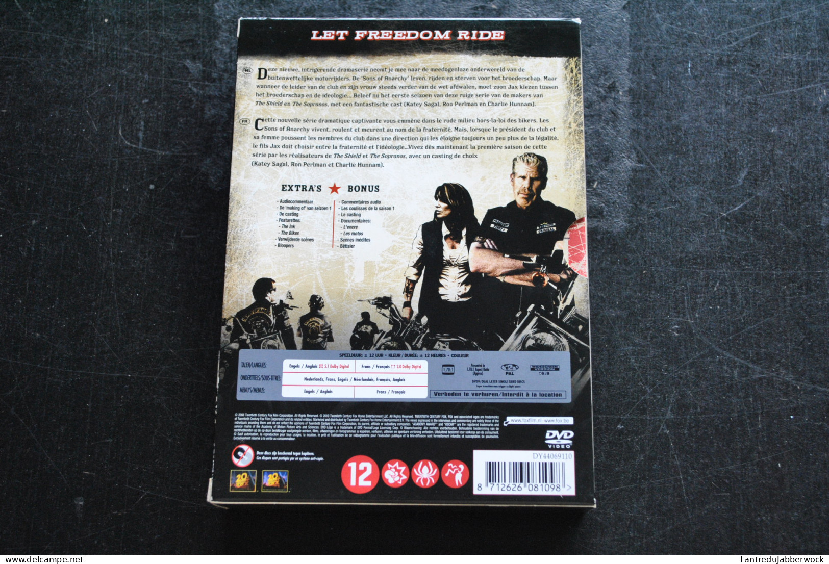 Intégrale DVD Sons Of Anarchy Saison 1 Complet - Acción, Aventura