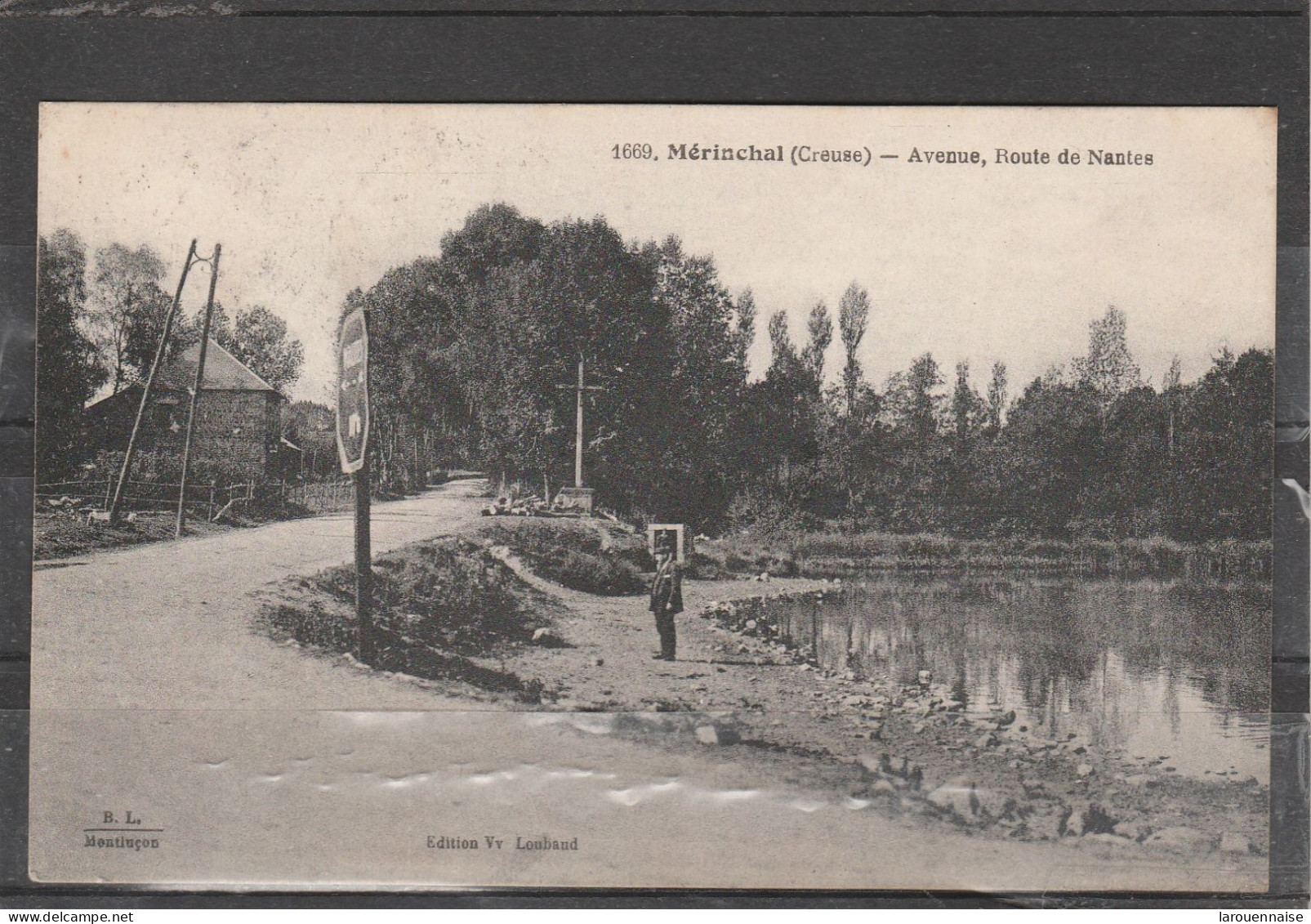 23 - MERINCHAL - Avenue, Route De Nantes - Autres & Non Classés