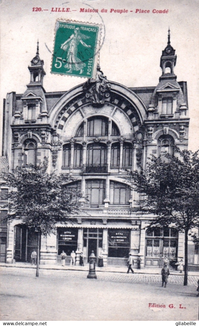 59 - LILLE  -  Maison Du Peuple - Place Condé - Lille