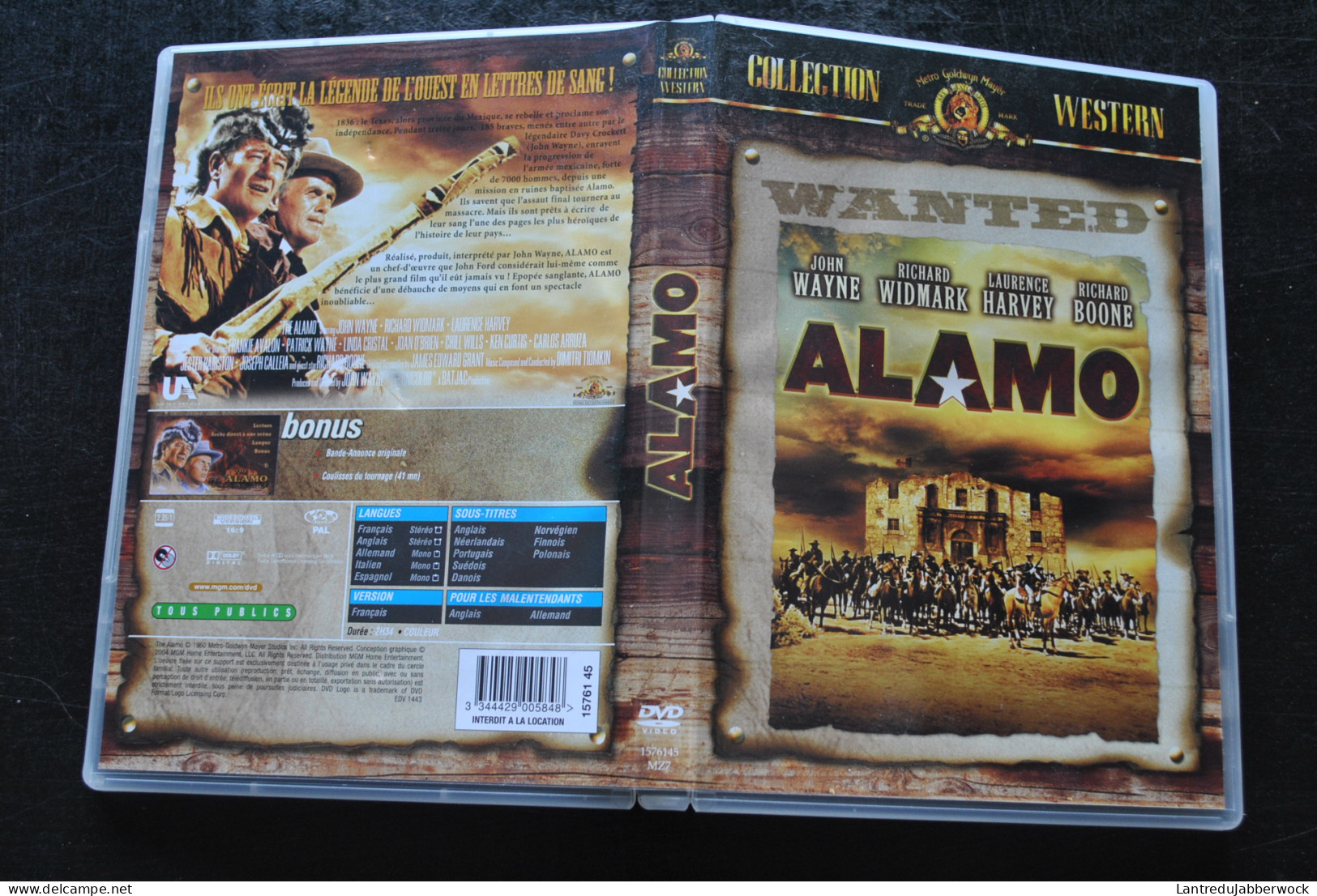 DVD Alamo John Wayne  - Western / Cowboy