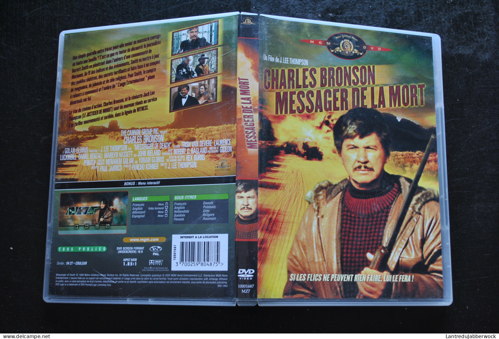 DVD Messager De La Mort Charles Bronson Thompson Lee - Action, Aventure