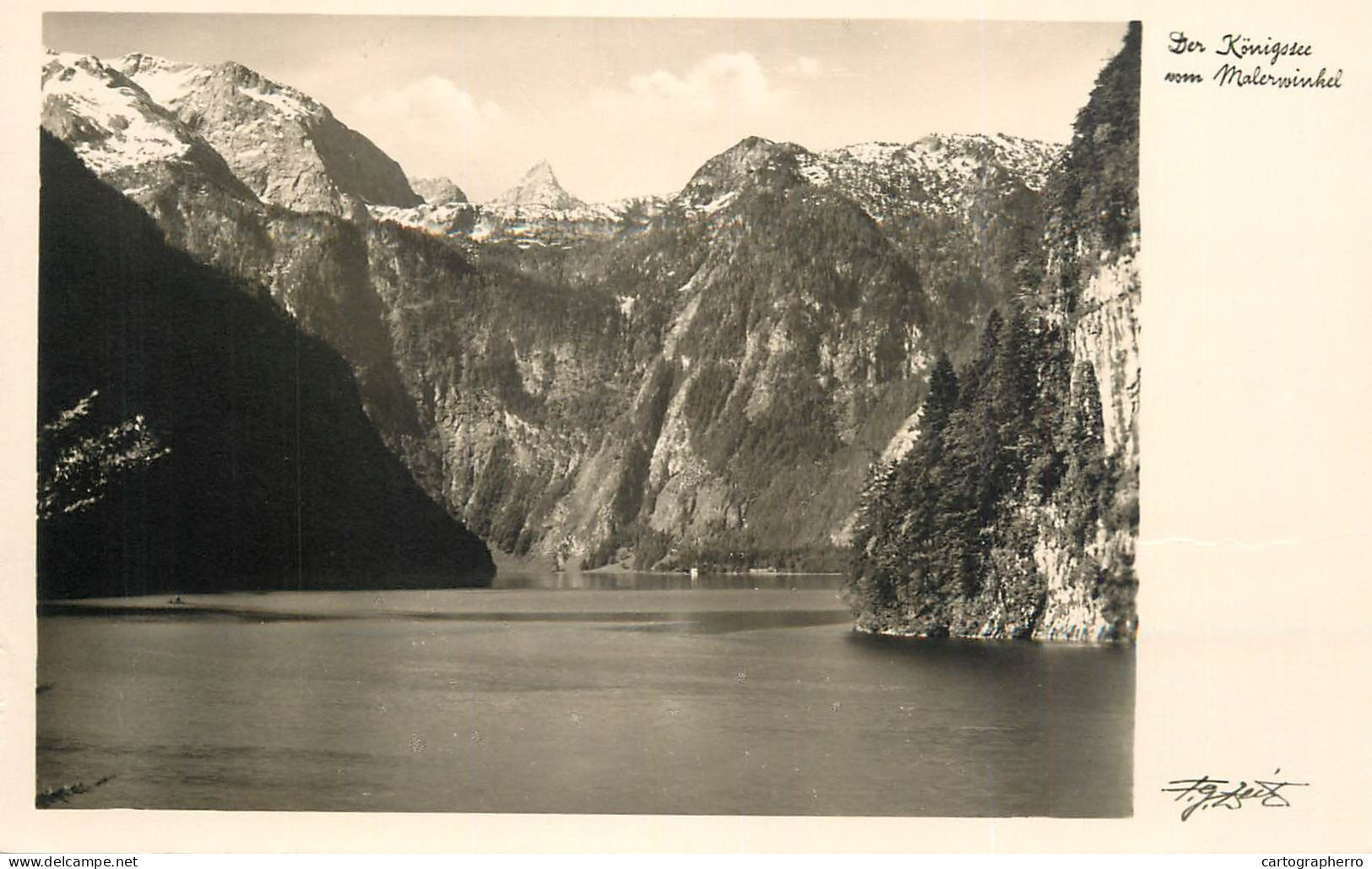 Germany Der Konigsee Vom Malerwinkel - Sonstige & Ohne Zuordnung